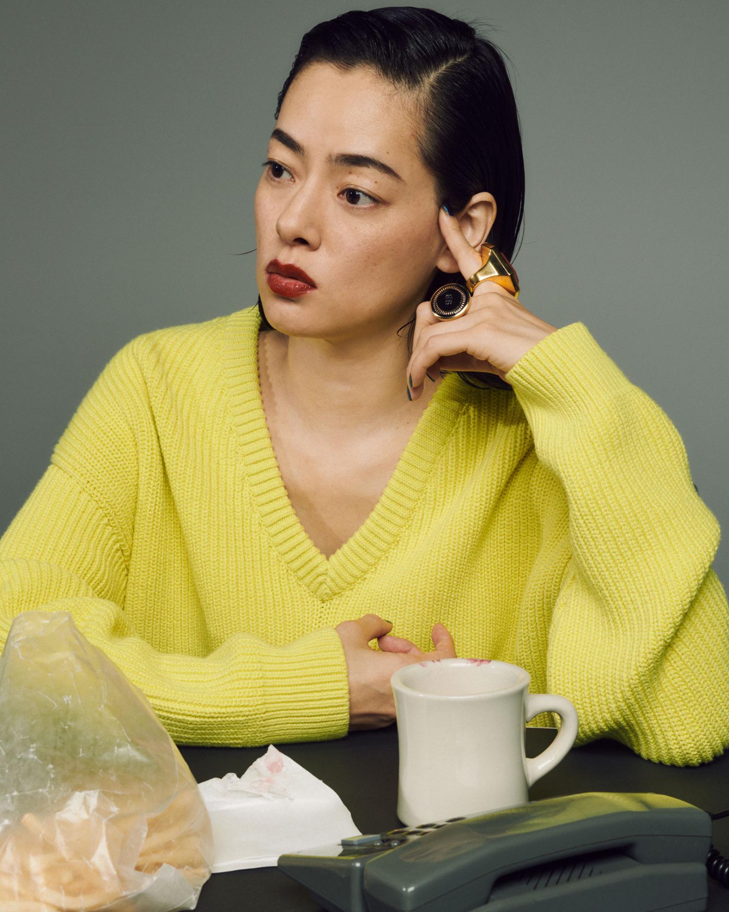 Mikako Ichikawa in Balenciaga by Mitsuo Okamoto for The Fashion Post Japan