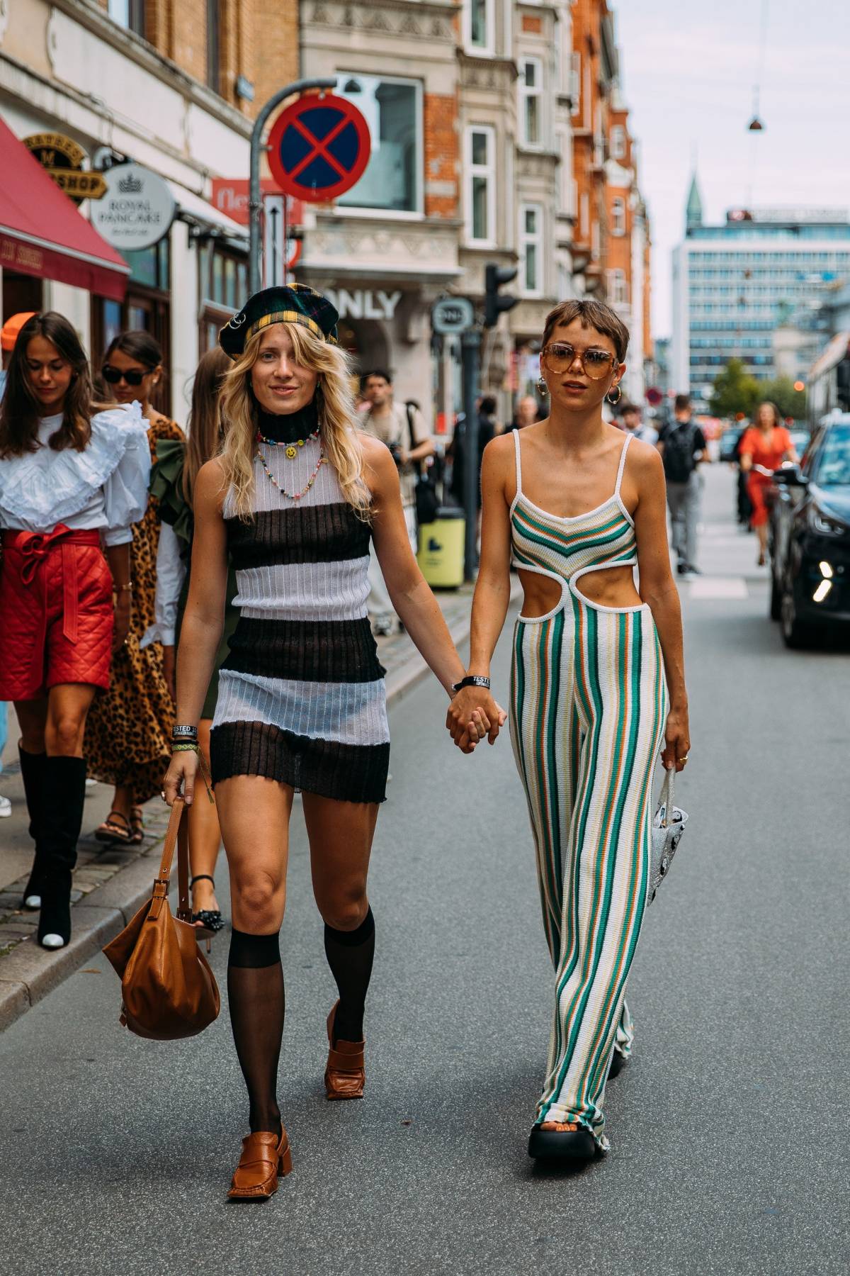 Laura Tonder & Emma Fridsell Street Style at Copenhagen Fashion Week Spring 2022 by Style Du Monde