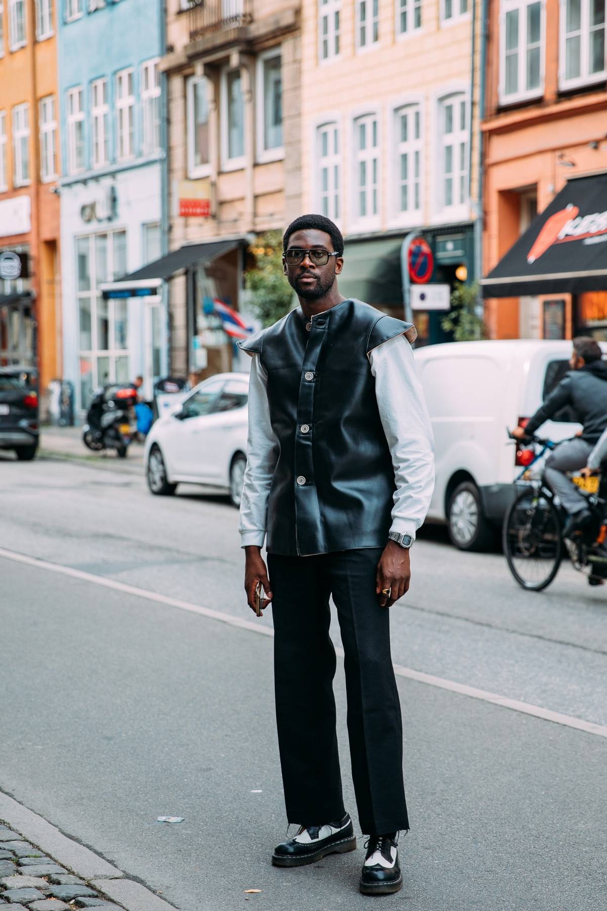 Men's Street Fashion at Copenhagen Fashion Week Spring 2022 by Style Du Monde