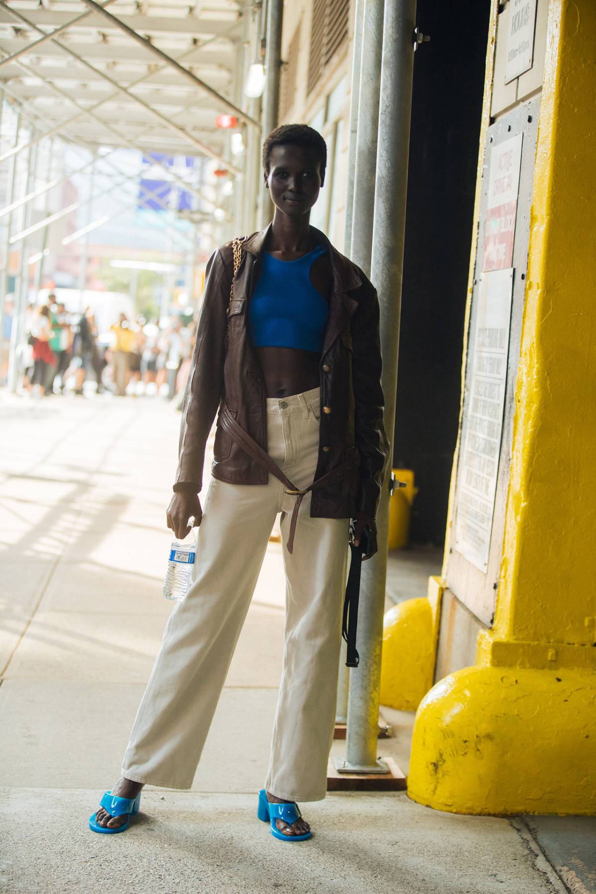 Amar Akway Street Style at New York Fashion Week Spring 2022 by Melodie Jeng