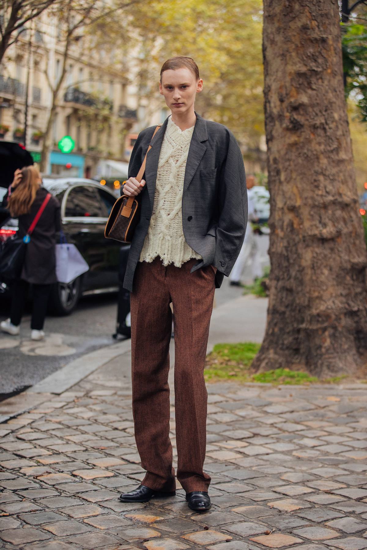 Kaila Wyatt Street Style at Paris Fashion Week Spring 2022
