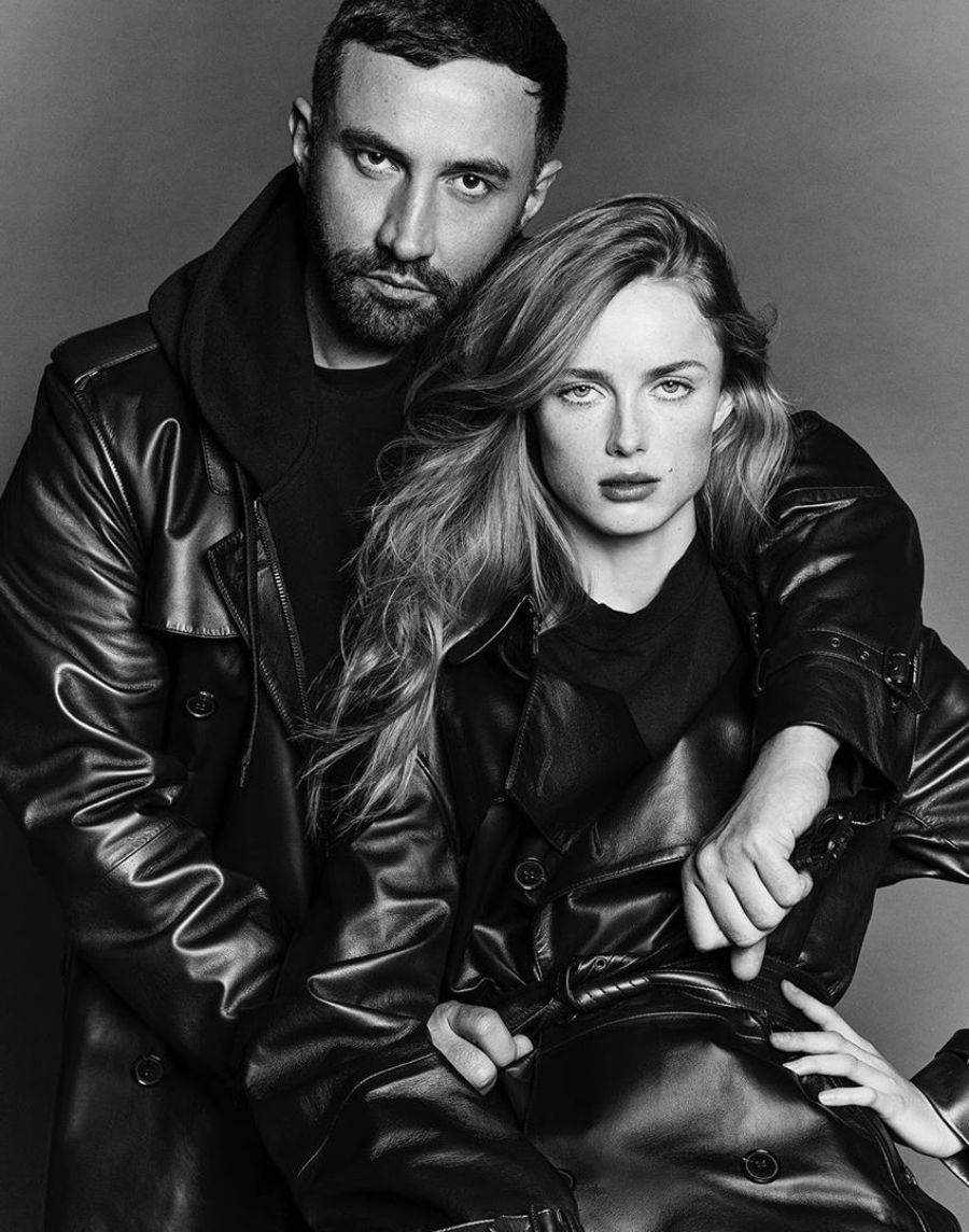 Rianne Van Rompaey & Riccardo Tisci by Luigi & Iango for Vogue Korea February 2020