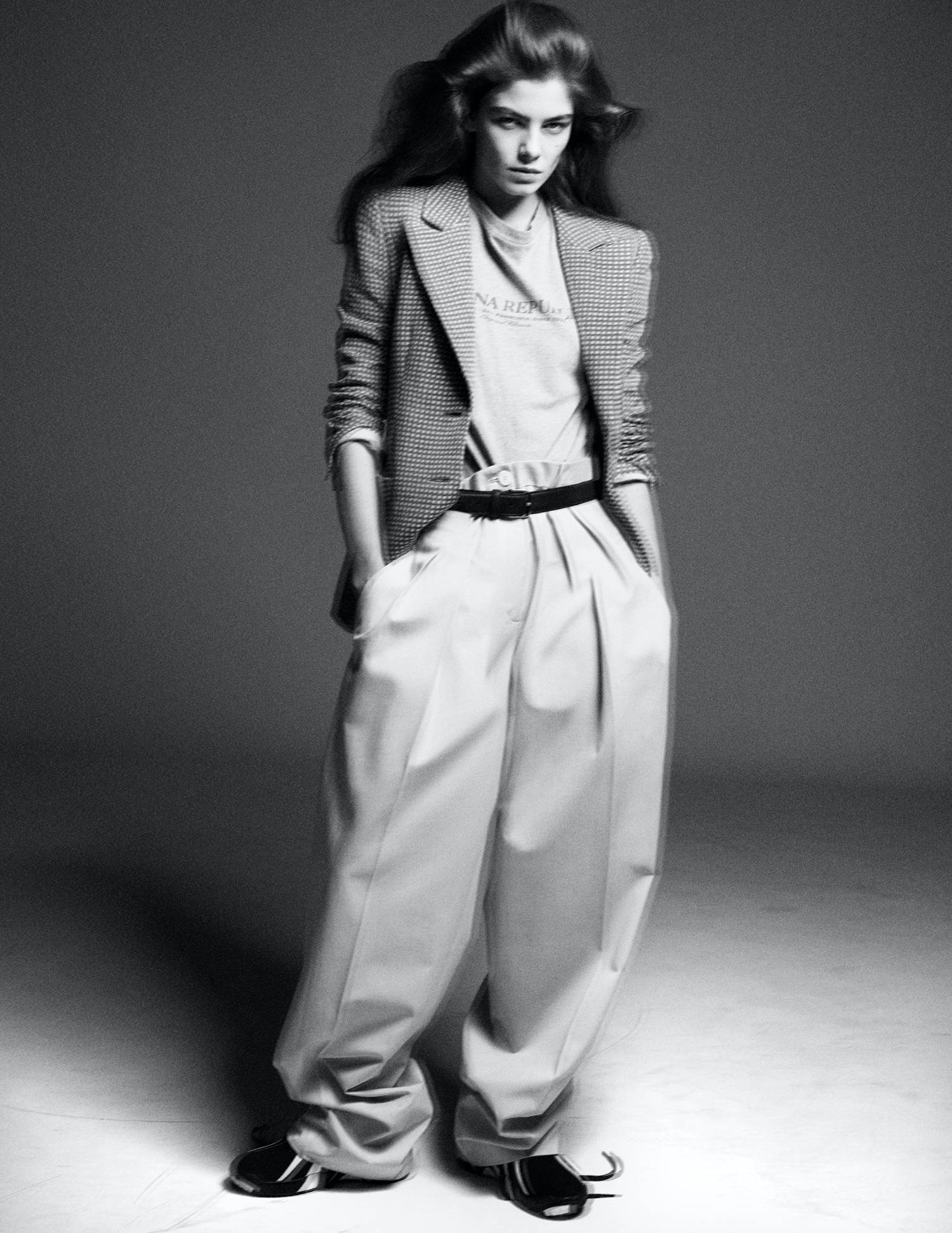 She Wears the Pants: Merlijne Schorren by Karim Sadli for W Magazine ...