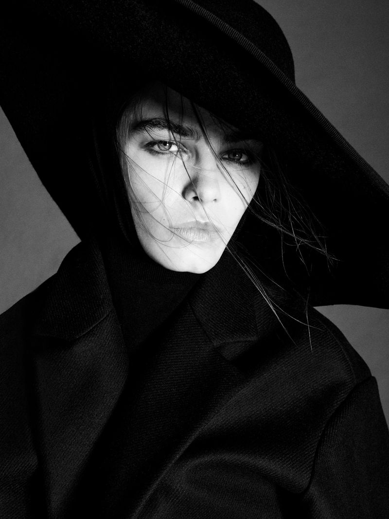 Cashmere Coat by Jacob Cohen Hat by Anthony Peto