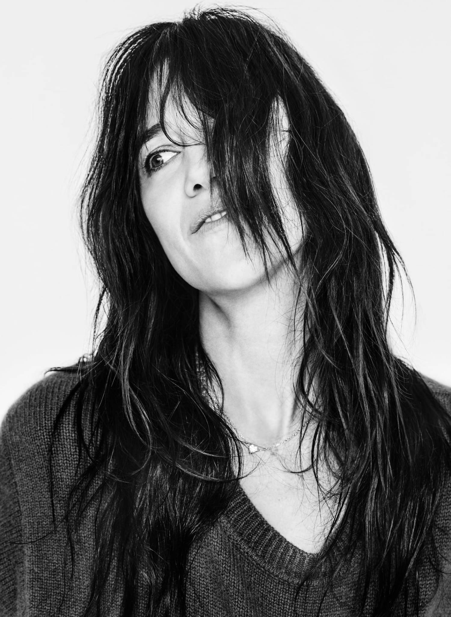 Charlotte Gainsbourg by Collier Schorr for Zara Denim Fall 2021 Ad Campaign