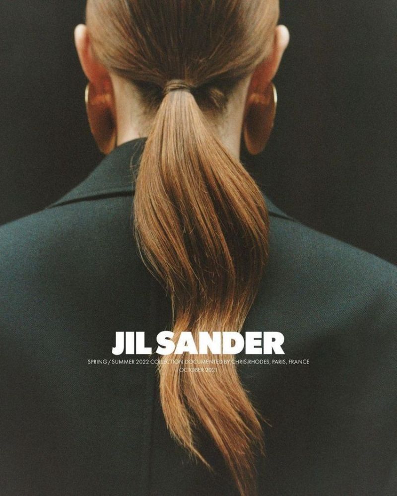 Helena Severin by Chris Rhodes for Jil Sander Spring-Summer 2022 Ad Campaign