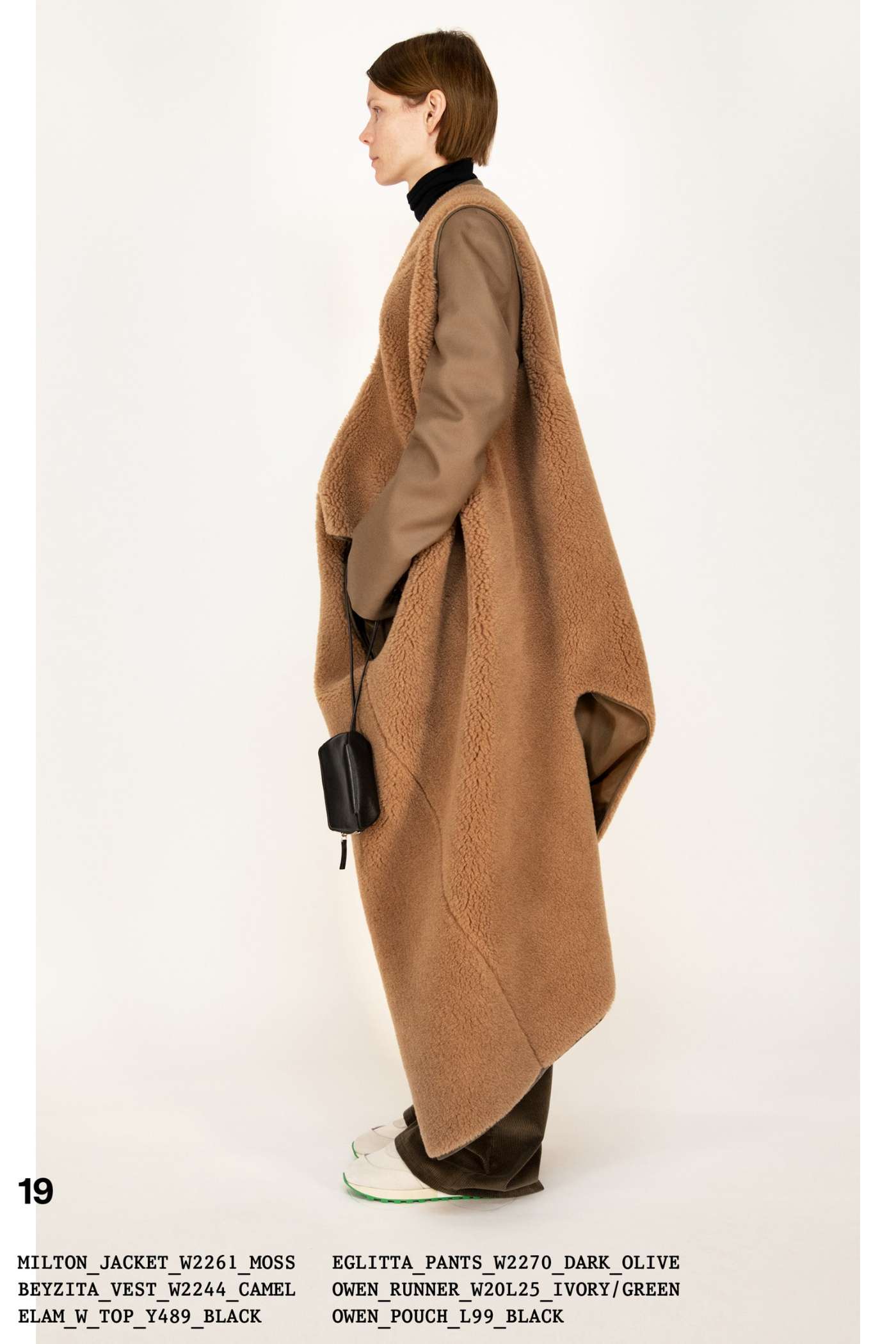 Brown Beyzita reversible faux-fur gilet Minimal Fashion Campaign