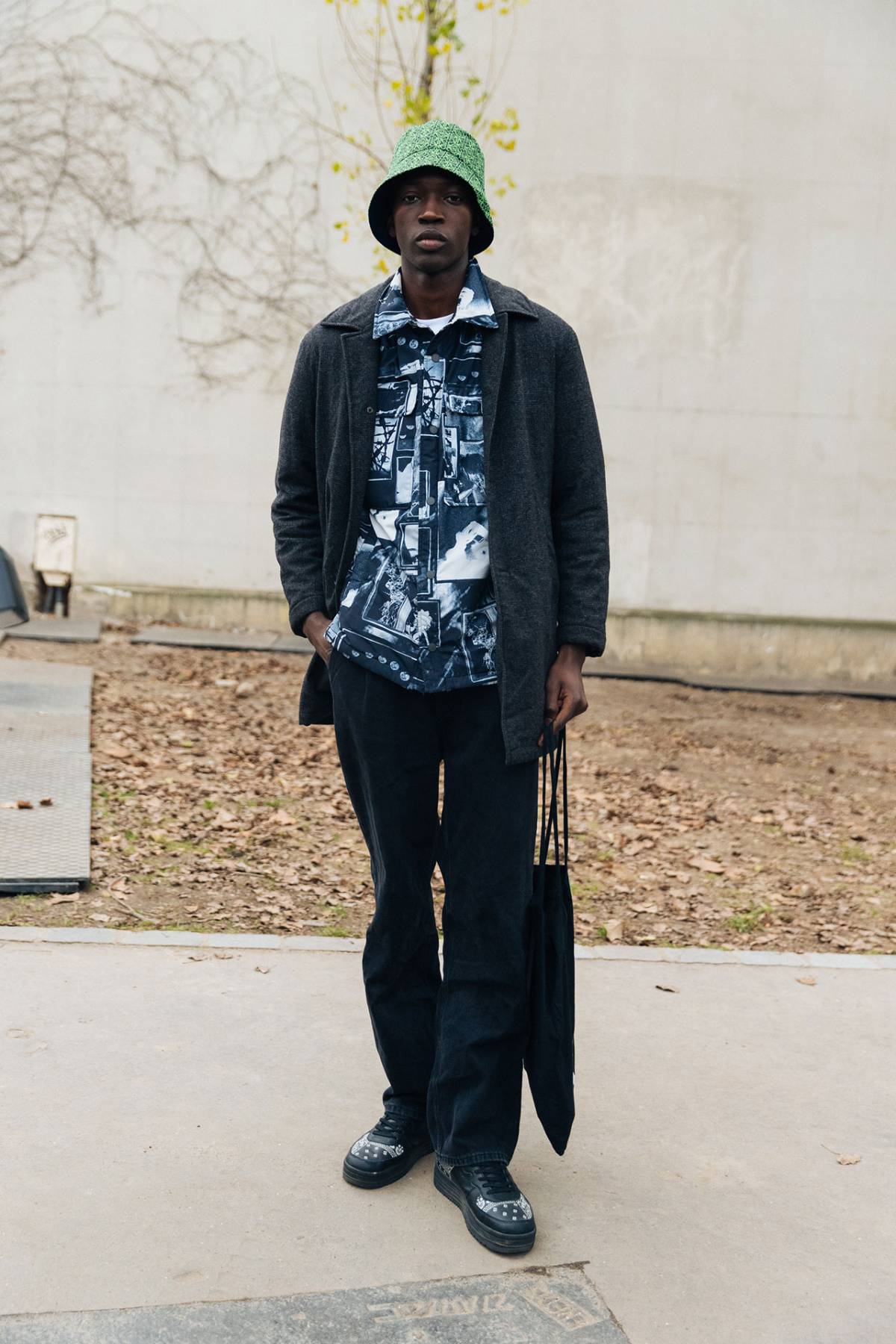Limamu Mbaye Street Style at Paris Fashion Week Men’s Fall-Winter 2022