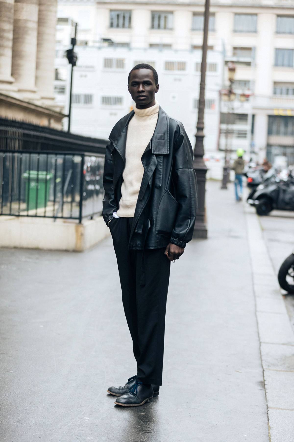 Malick Bodian Street Style at Paris Fashion Week Men’s Fall-Winter 2022