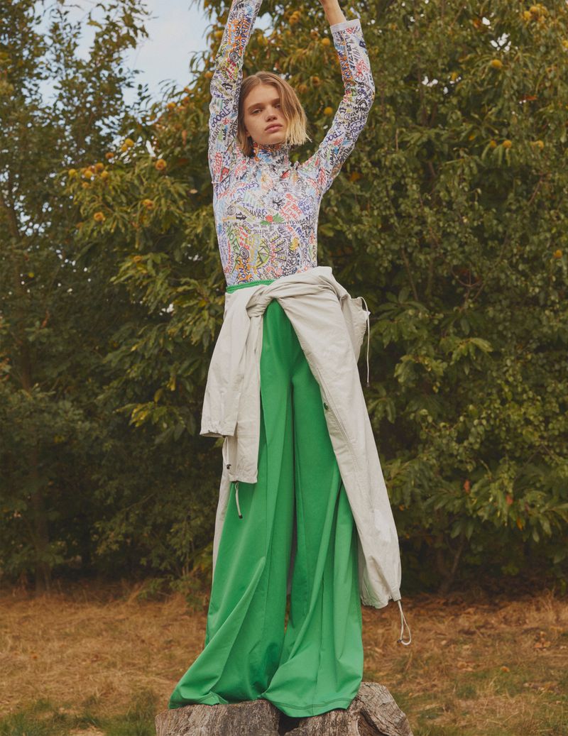 Stella Lucia by Leon Mark for Vogue Ukraine November 2018 Camping Style