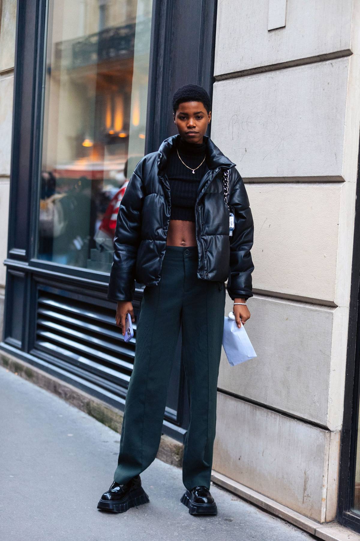 Victoria Fawole Street Style at Paris Fashion Week Men’s Fall-Winter 2022