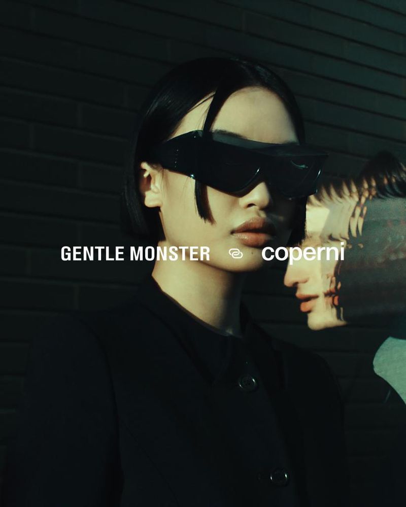 Jeanne Zheng, Le Diouck & Louise Robert by Alexandre Silberstein for Gentle Monster x Coperni 2022