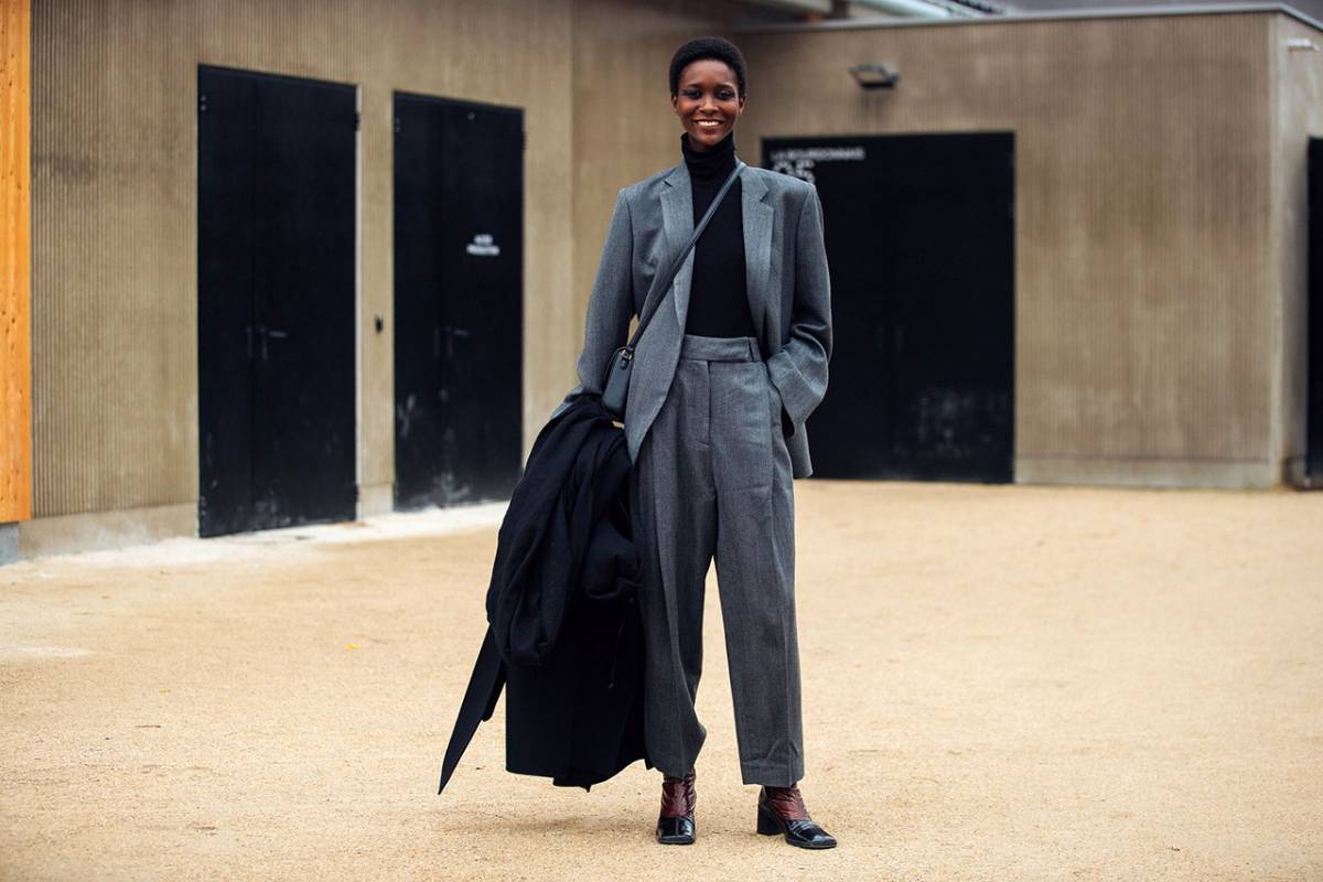Mahany Pery Street Style at Paris Haute Couture Week Spring-Summer 2022