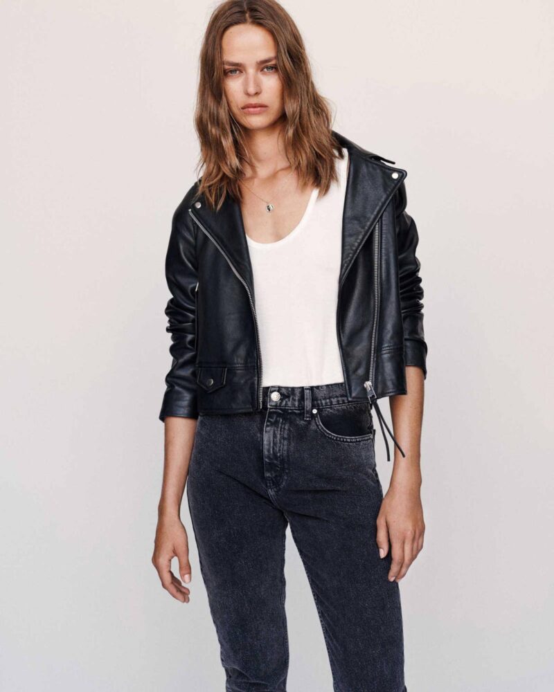 Birgit Kos by Alexandra Nataf for Mango Denim Fall-Winter 2019 Lookbook ...