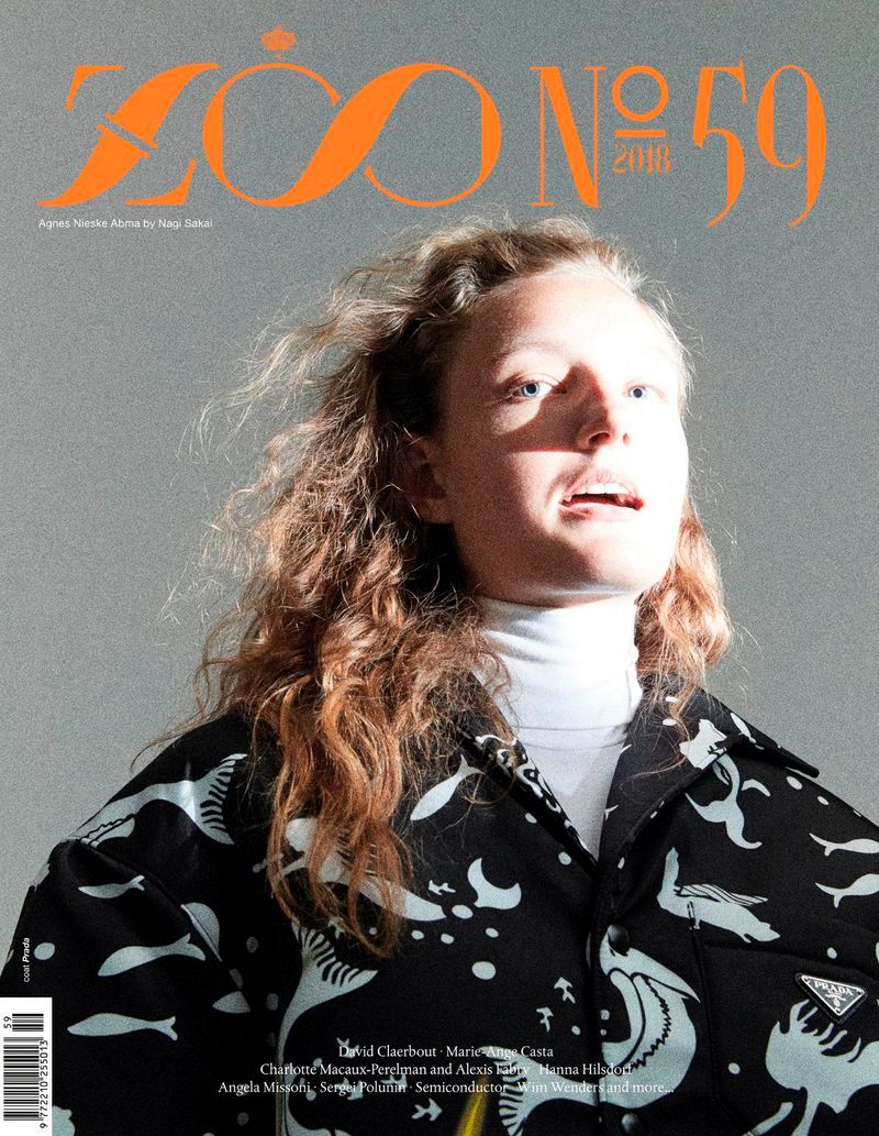 Agnes Nieske Abma Covers Zoo Magazine Summer 2018