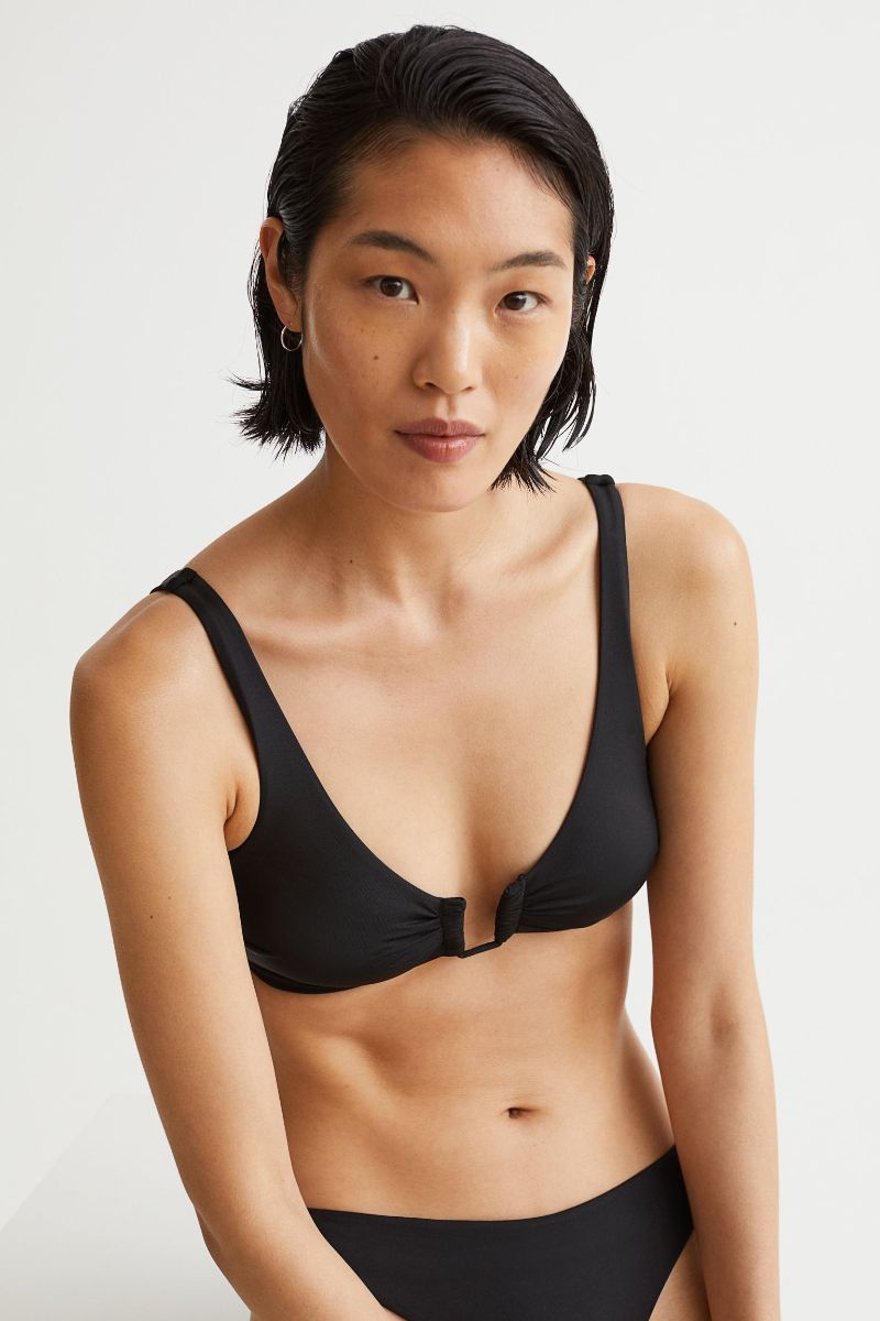 Padded Bikini Top - Black - Ladies H&M US