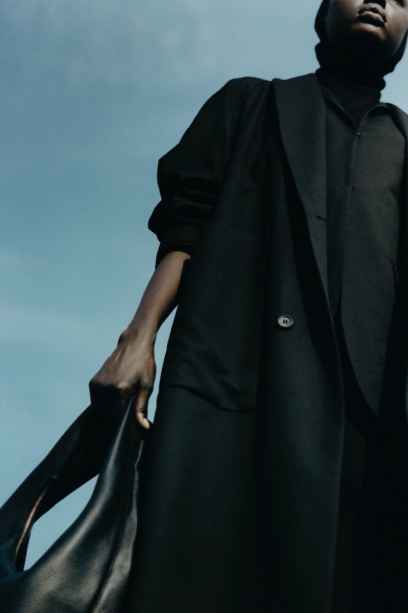 Black Coat Minimalist Fashion Campaign