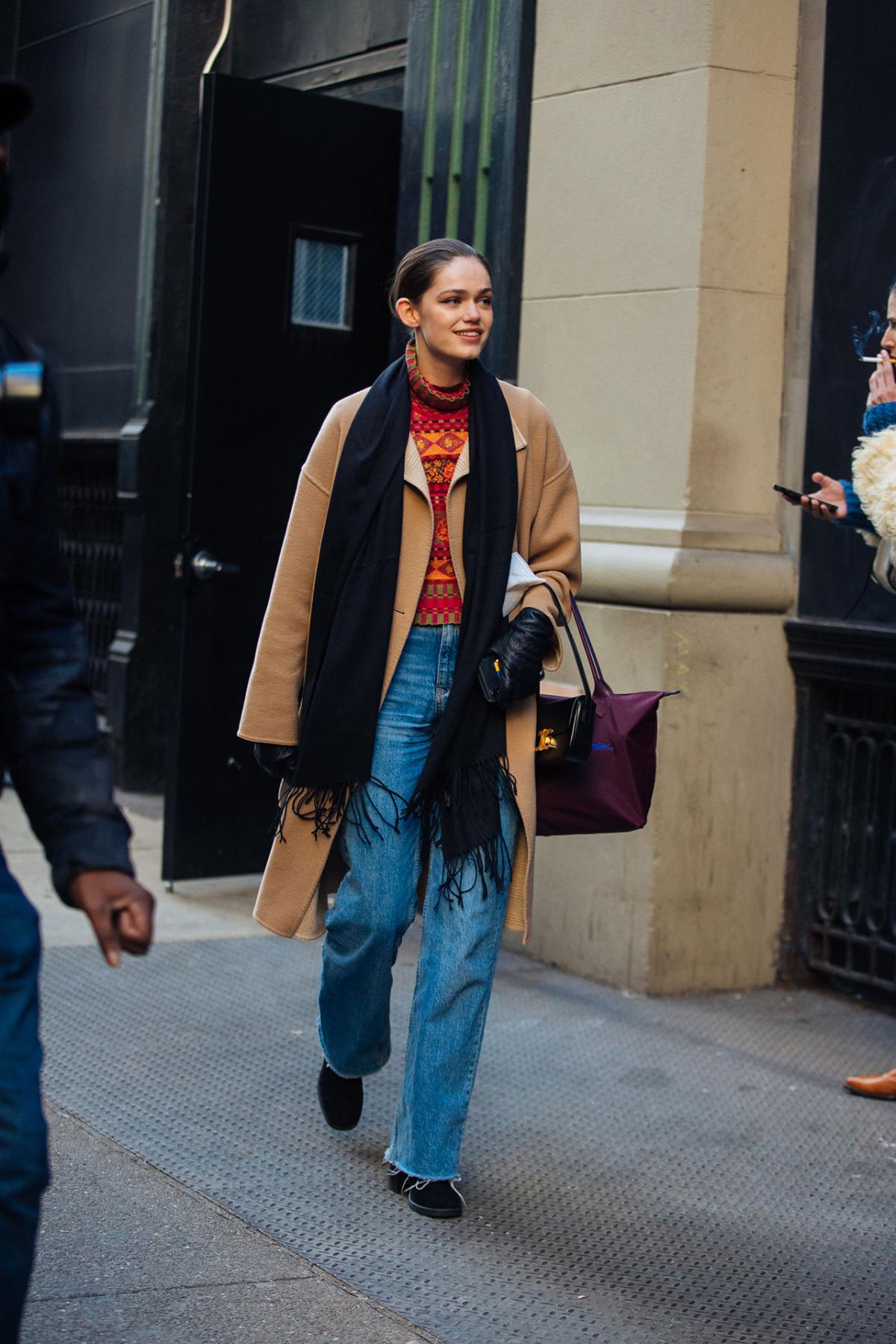 Anna Pepper Street Style at New York Fashion Week Fall-Winter 2022