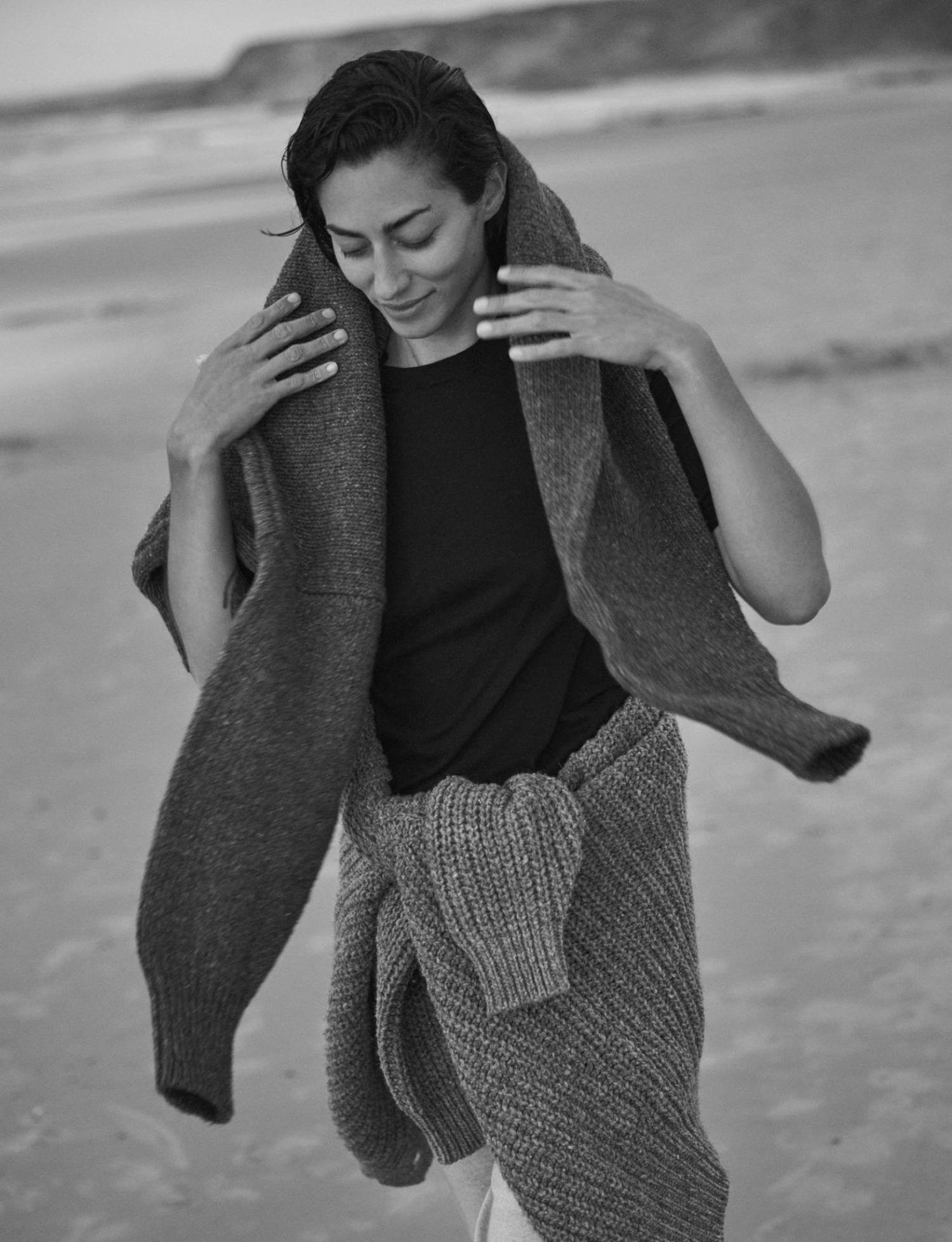 Conie Vallese by Josh Olins for babaa Knitwear 2022 Ad Campaign