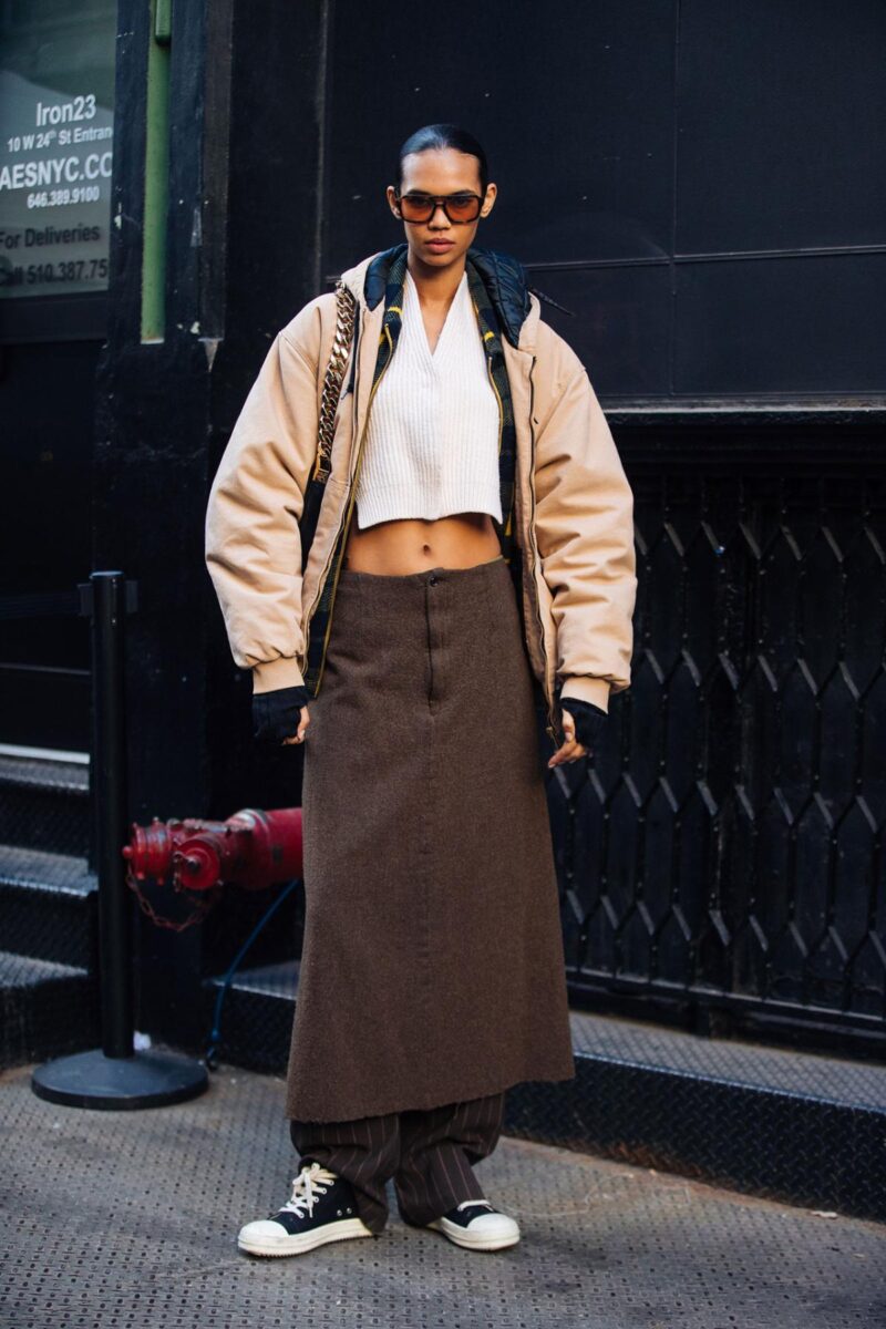 Street Style at New York Fashion Week Fall-Winter 2022