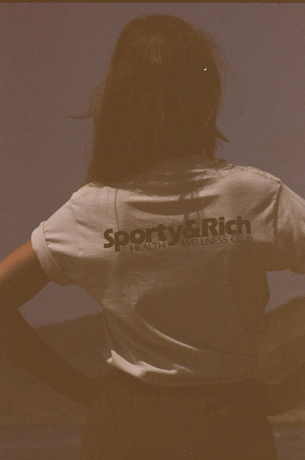 SPORTY & RICH White Cotton T-Shirt / Creative Director: Emily Oberg