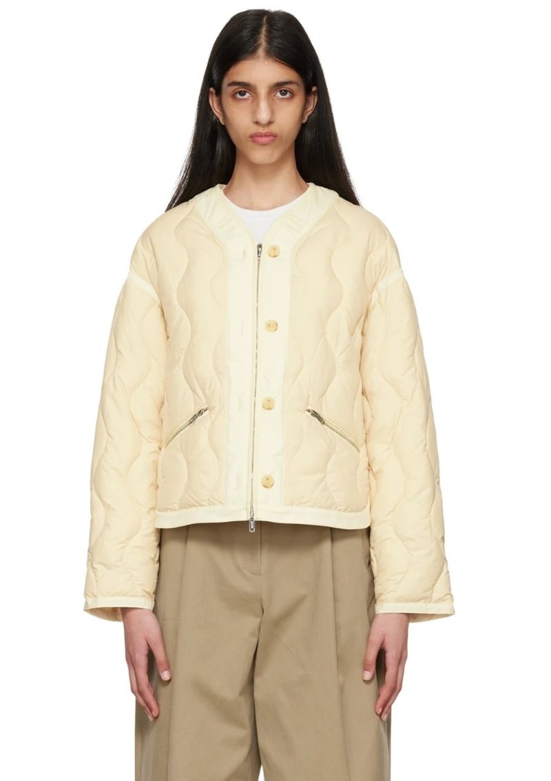 Off-White Quilted Puffer Jacket  SSENSE