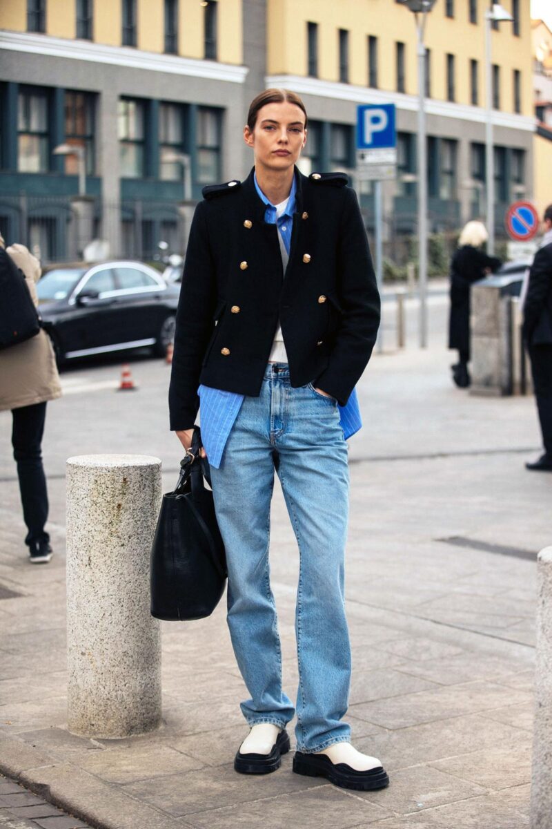 Street Style at Milan Fashion Week Fall-Winter 2022 - Minimalist Street ...