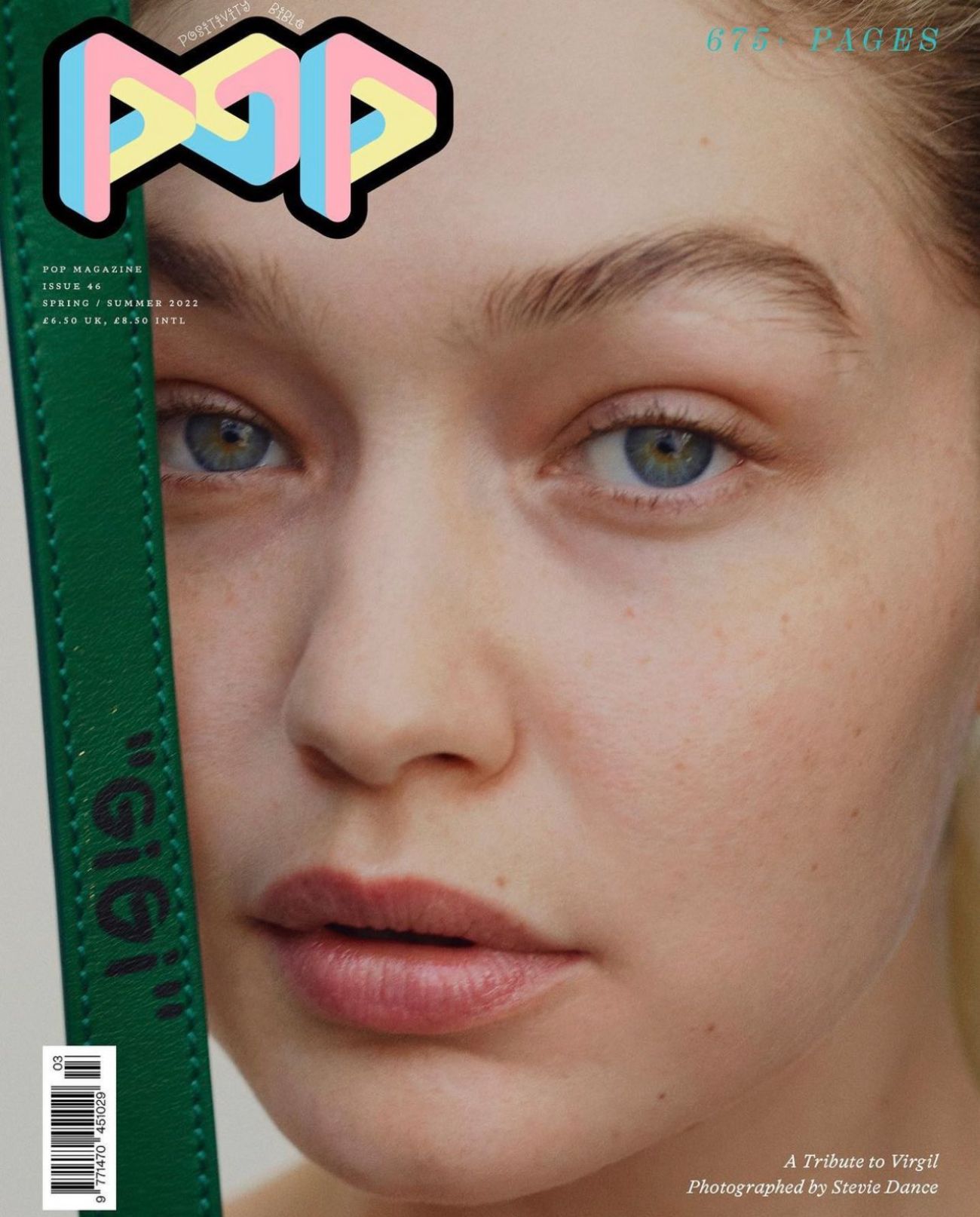 Gigi Hadid Covers Pop Magazine Spring-Summer 2022