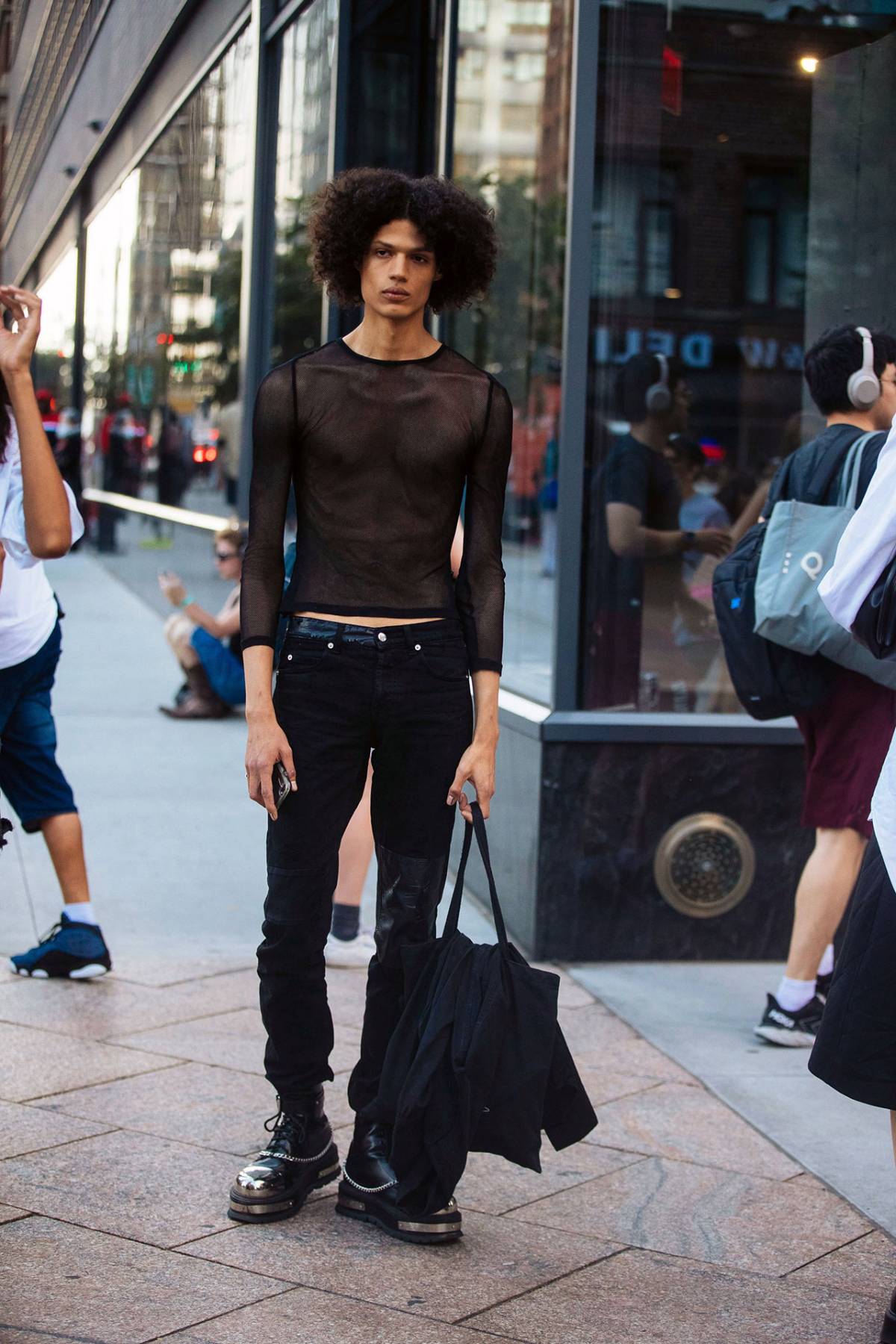 Jesusmaria Guerrero Street Style at New York Fashion Week Spring-Summer 2023