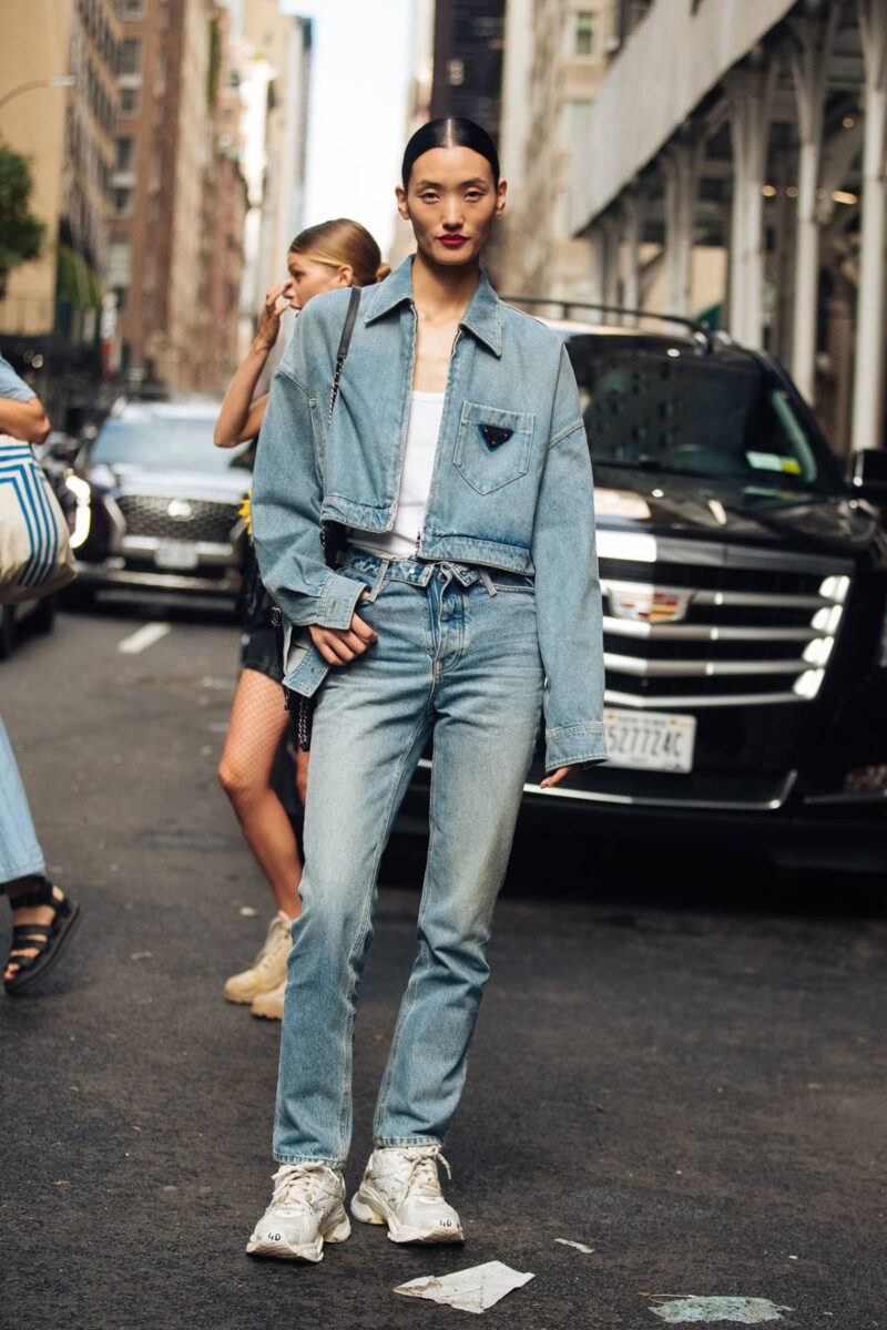 Model Street Style at New York Fashion Week SpringSummer 2023