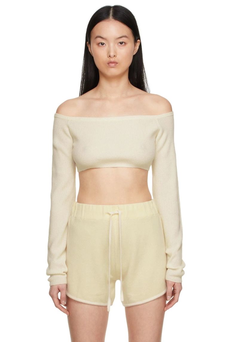 Lisa Yang SSENSE Exclusive Off-White Gina Sweater