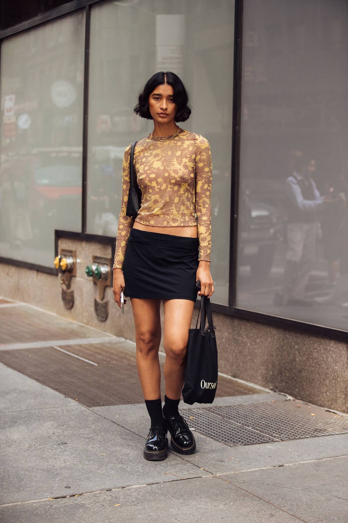 Marsella Rea Minimalist Street Style at New York Fashion Week Spring-Summer 2023
