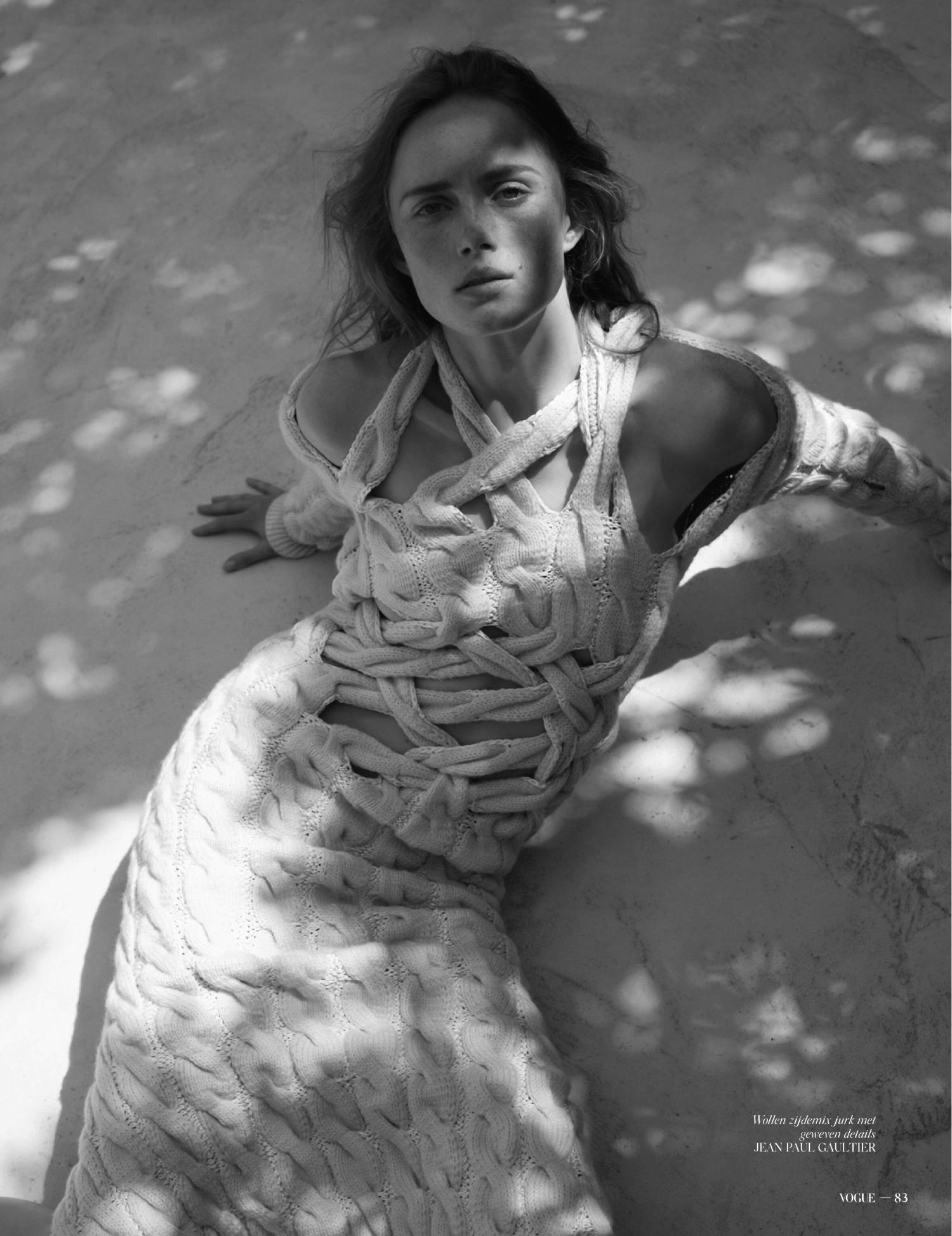 Model: Rianne Van Rompaey. Photographer: Viviane Sassen. Stylist: Vanessa Reid. Beauty Artist: Irena Ruben