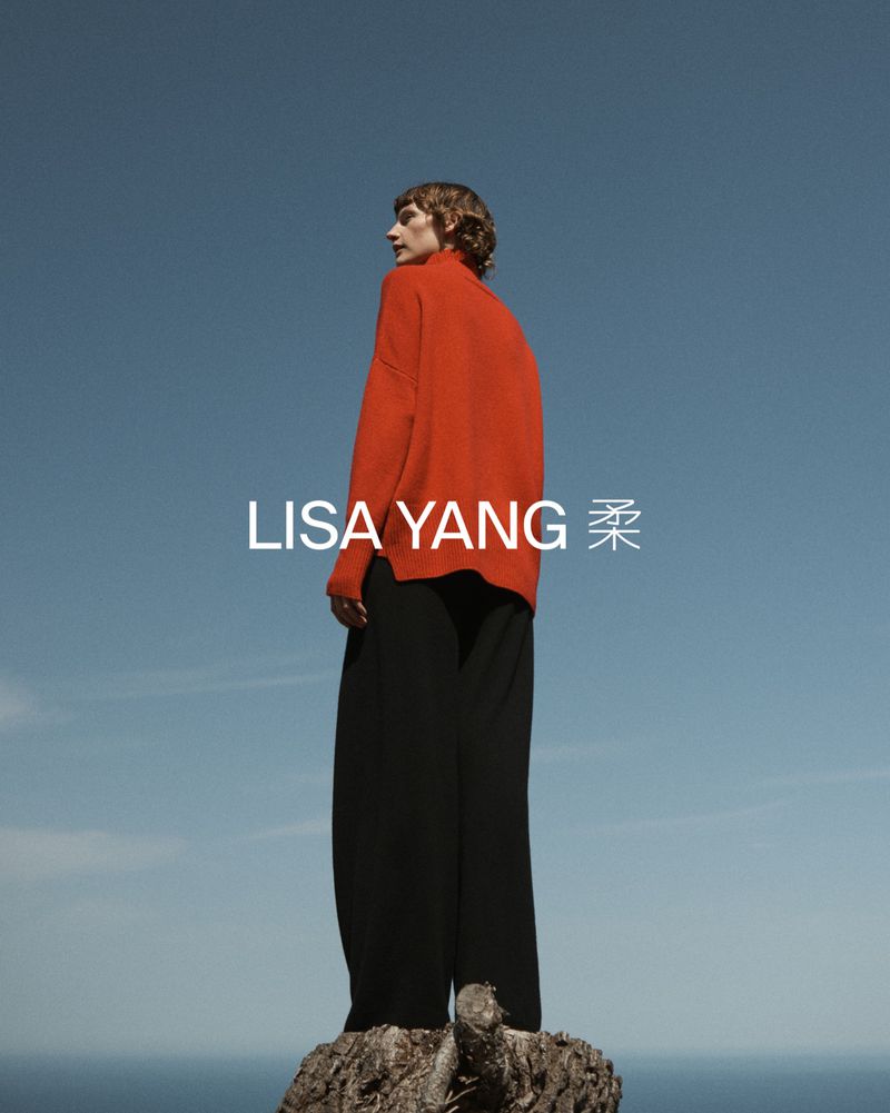 Sara Blomqvist by Jeremy Young for Lisa Yang Fall-Winter 2022 Ad Campaign