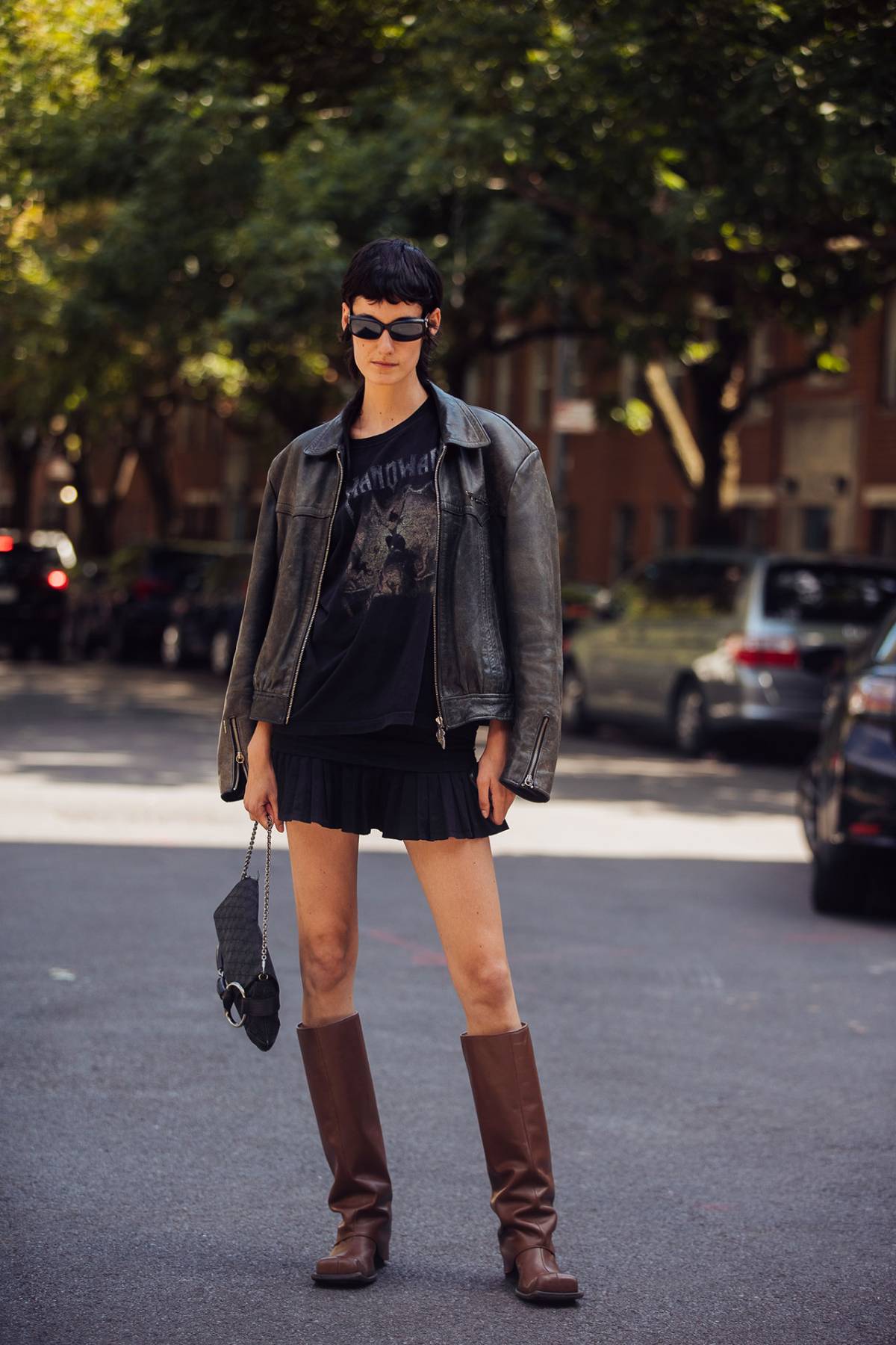 Sarah Boursin Minimalist Street Style at New York Fashion Week Spring-Summer 2023