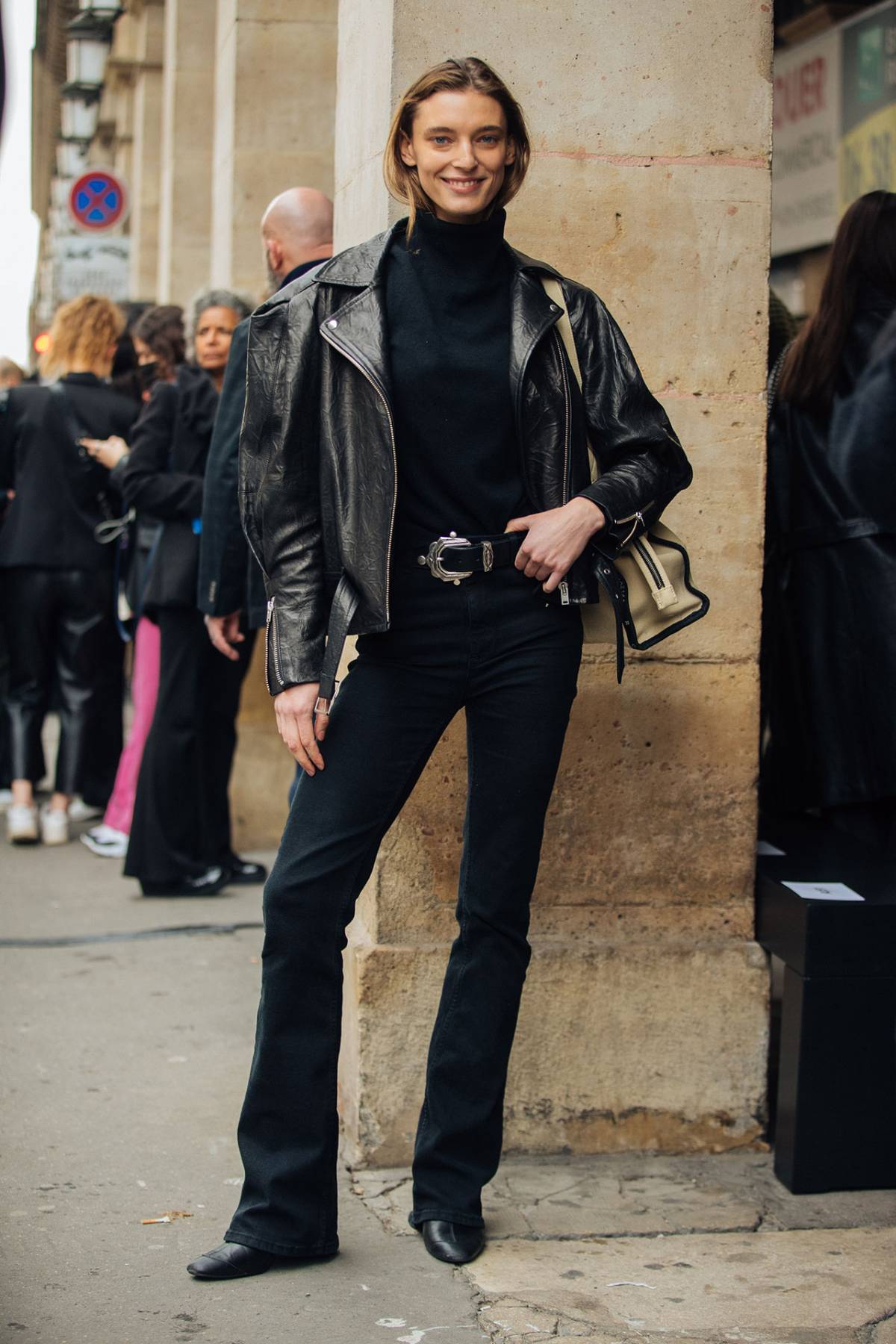Ansley Gulielmi Street Style at Paris Fashion Week Fall-Winter 2022