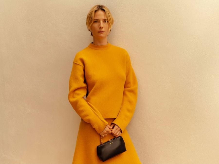 Jil Sander Luxe Minimalism: Camilla Deterre by Clement Pascal for Matches Fashion Fall-Winter 2022 Ad Campaign