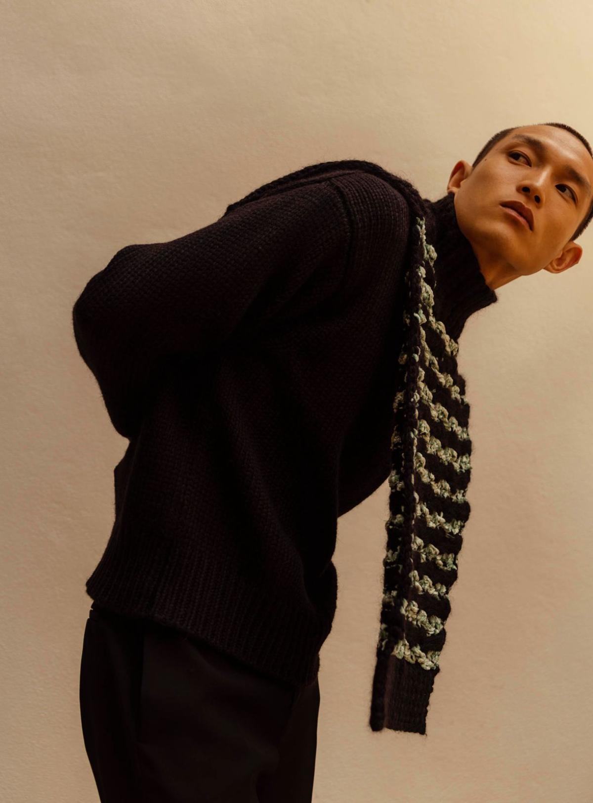Jil Sander Luxe Minimalism: Zhang Wenhui by Clement Pascal for Matches Fashion Fall-Winter 2022 Ad Campaign