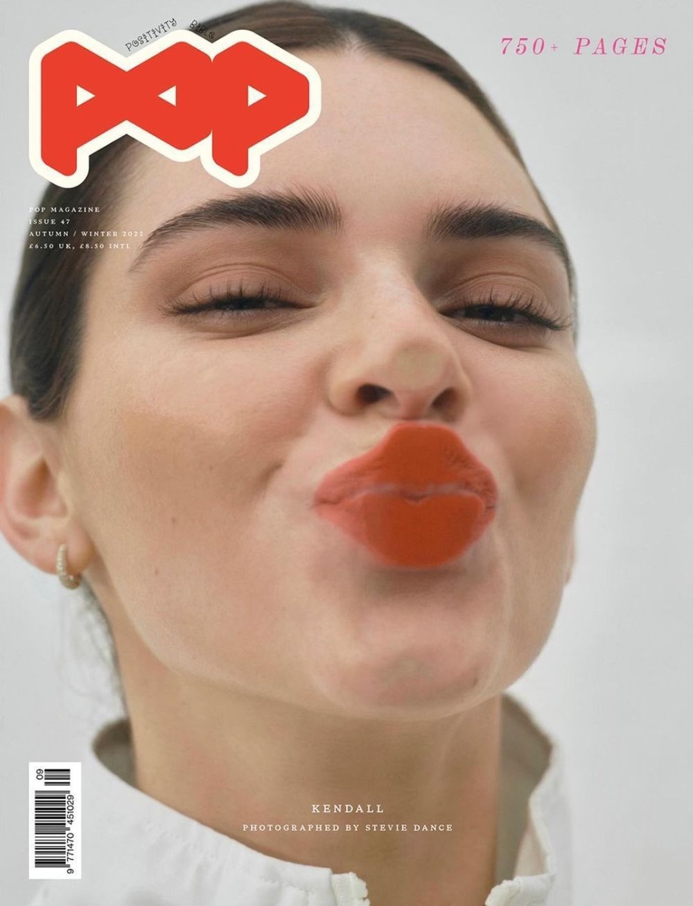 Kendall Jenner Covers Pop Magazine Fall-Winter 2022