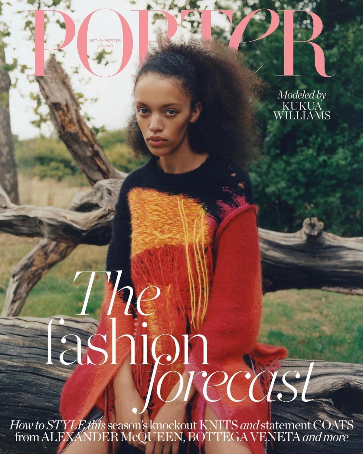 Kukua Williams Covers Porter Magazine October 2022 - The Fashion Forecast