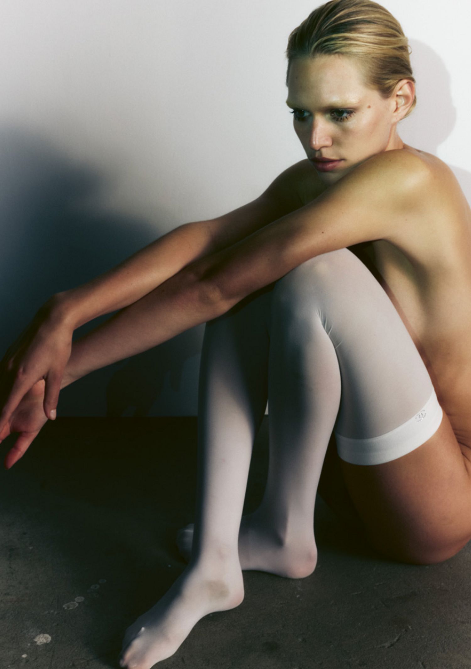 Nikki Mcguire in Chanel by Hanna Tveite for HommeGirls Fall 2021