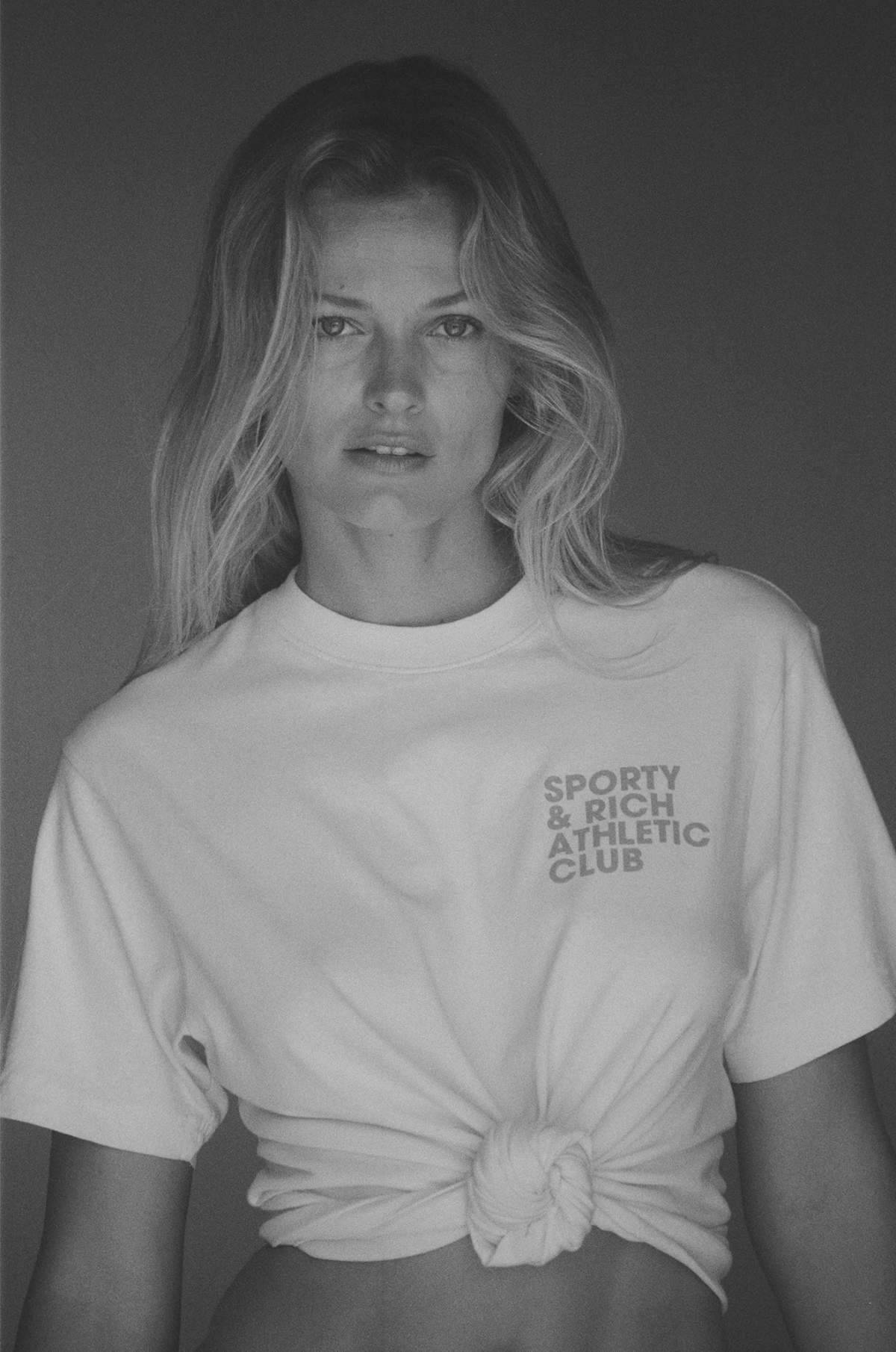 Edita Vilkeviciute by Henrik Purienne for Sporty & Rich Spring-Summer 2022 Ad Campaign