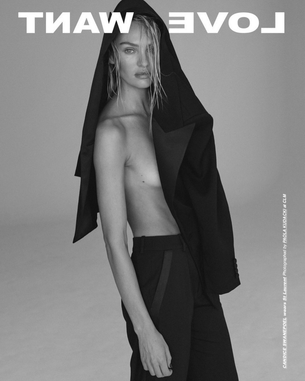 Candice Swanepoel by Paola Kudacki for Love Want Magazine Fall-Winter 2022  - Fashion Editorials - Minimal. / Visual.