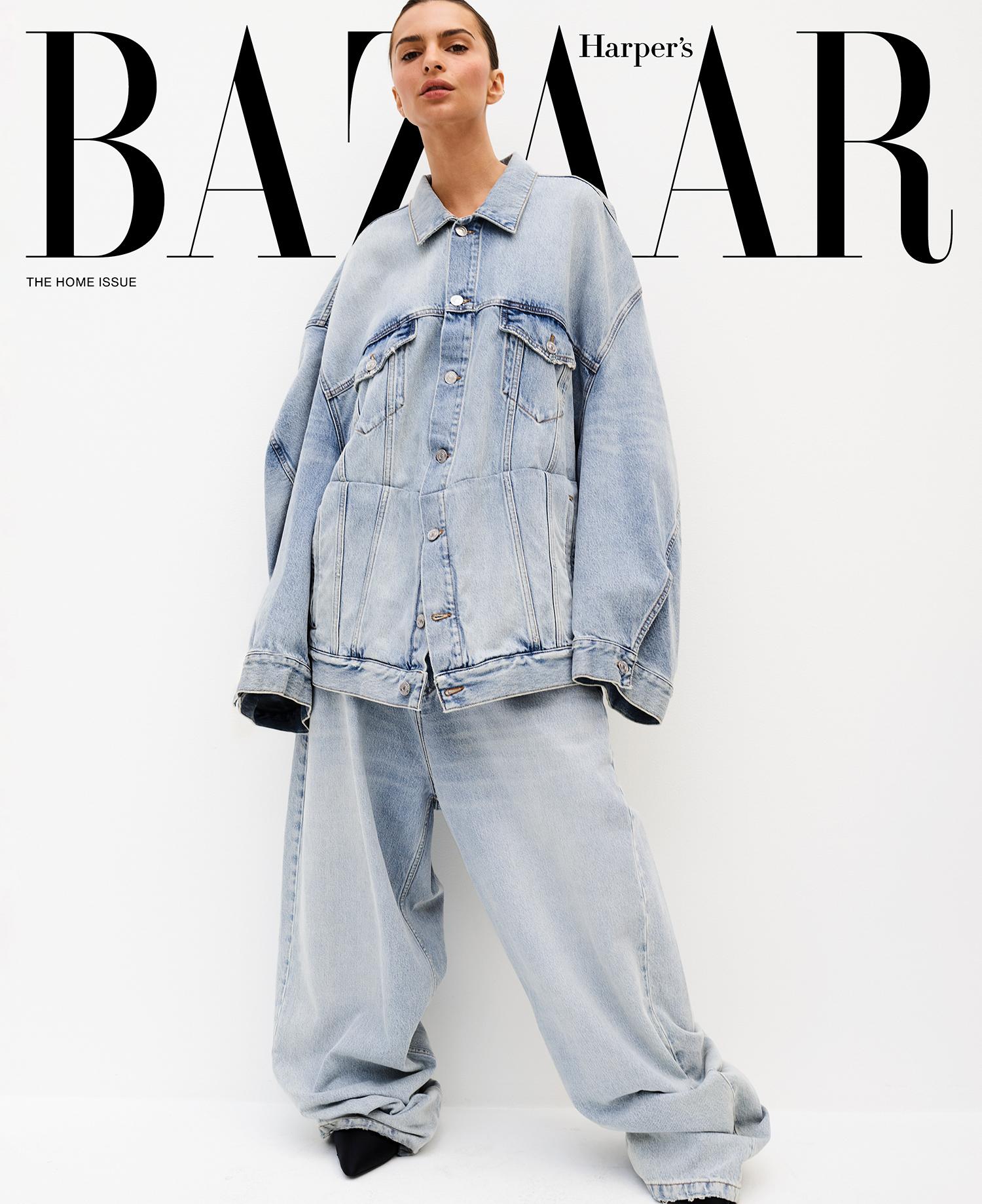 Emily Ratajkowski Covers Harper’s Bazaar November 2022
