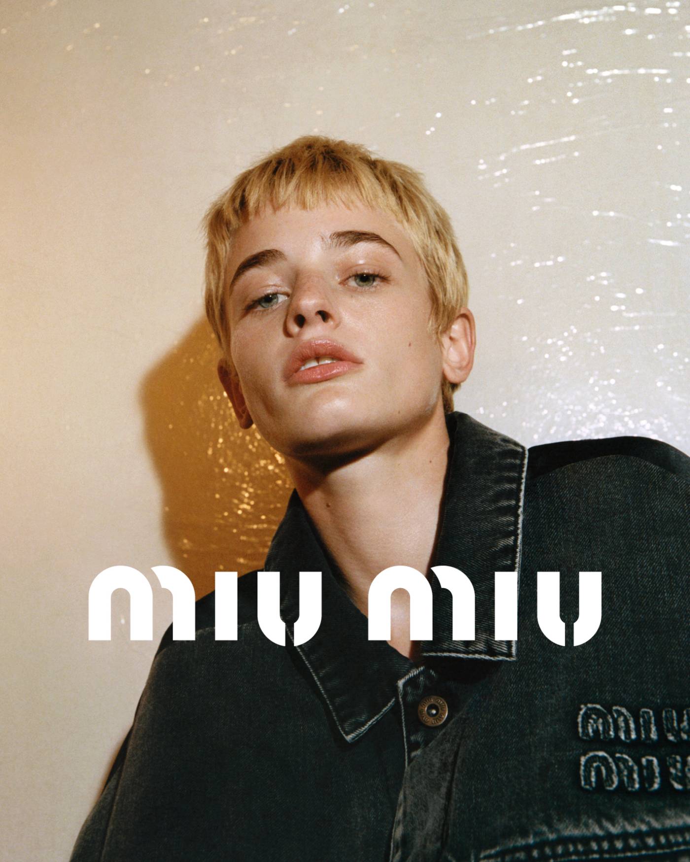 Esther Rose McGregor by Tyrone Lebon for Miu Miu Holiday 2022 Ad Campaign