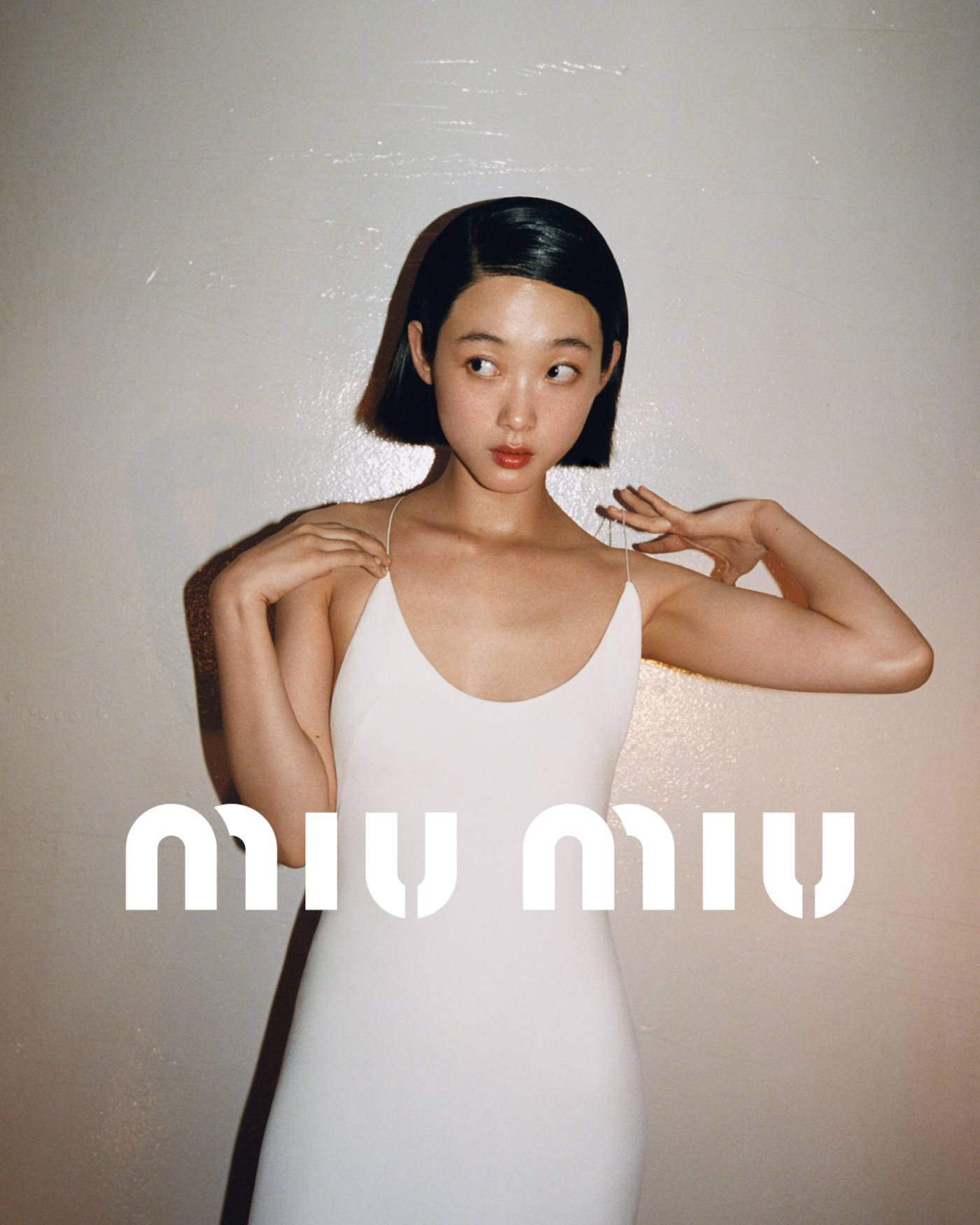 Lee Yoo-Mi by Tyrone Lebon for Miu Miu Holiday 2022 Ad Campaign