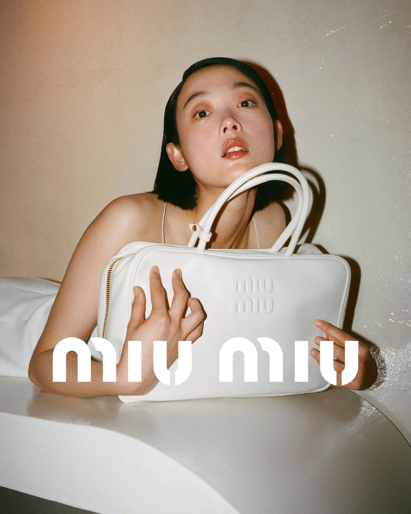 Lee Yoo-Mi by Tyrone Lebon for Miu Miu Holiday 2022 Ad Campaign