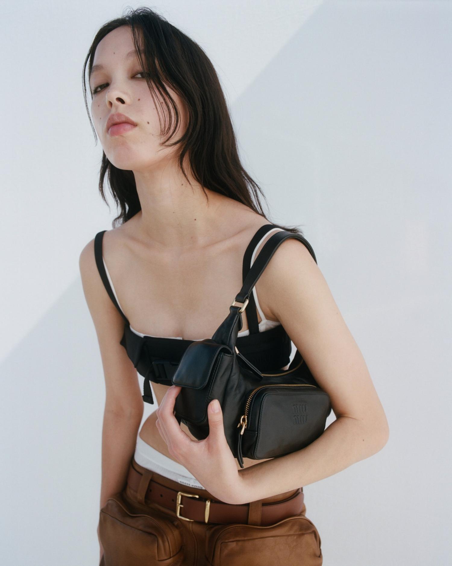 Mica Kendall by Zoe Ghertner for Miu Miu Spring-Summer 2023 Ad Campaign Minimal Fashion