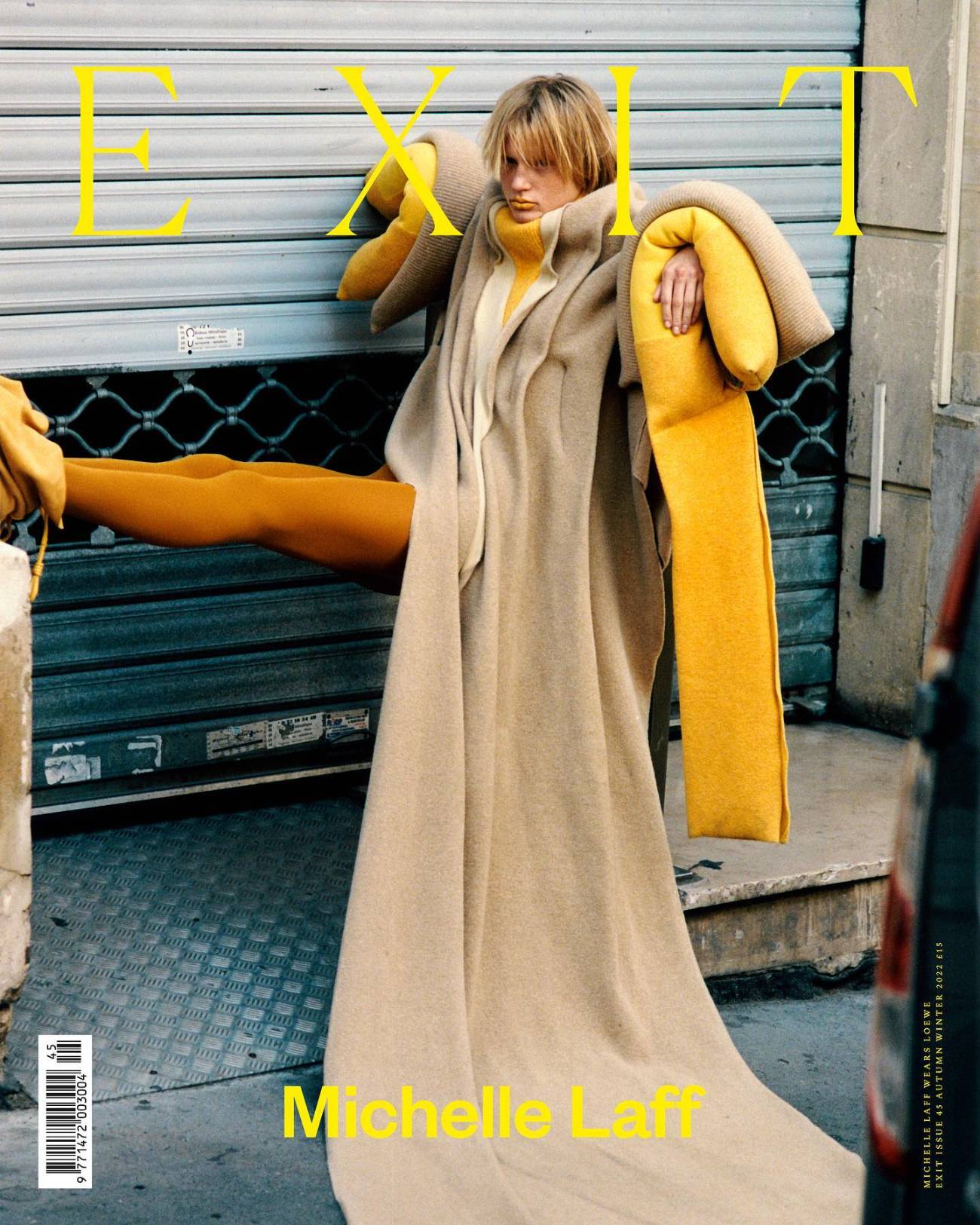 Michelle Laff Covers Exit Magazine Fall-Winter 2022