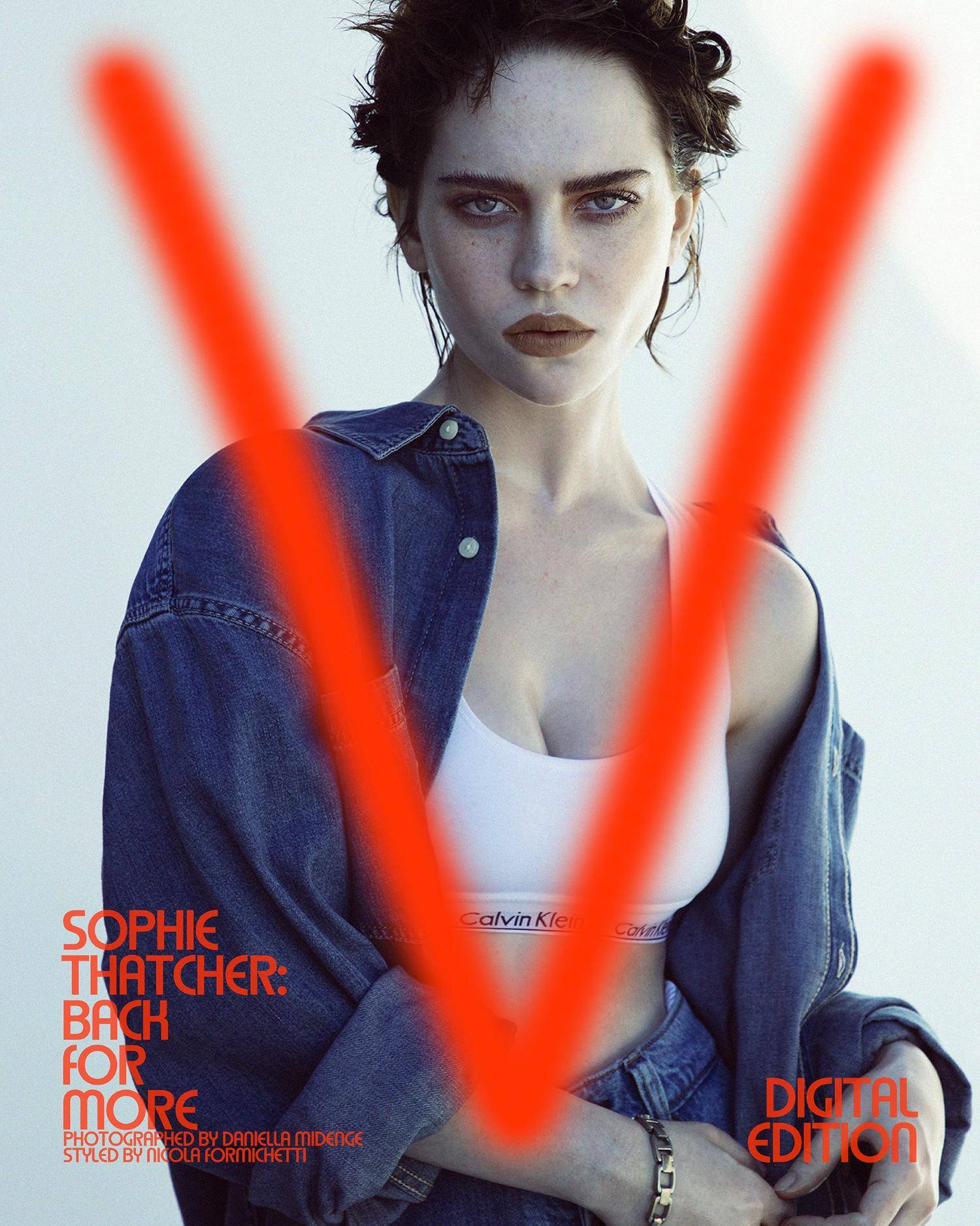Sophie Thatcher Covers V Magazine Spring 2023